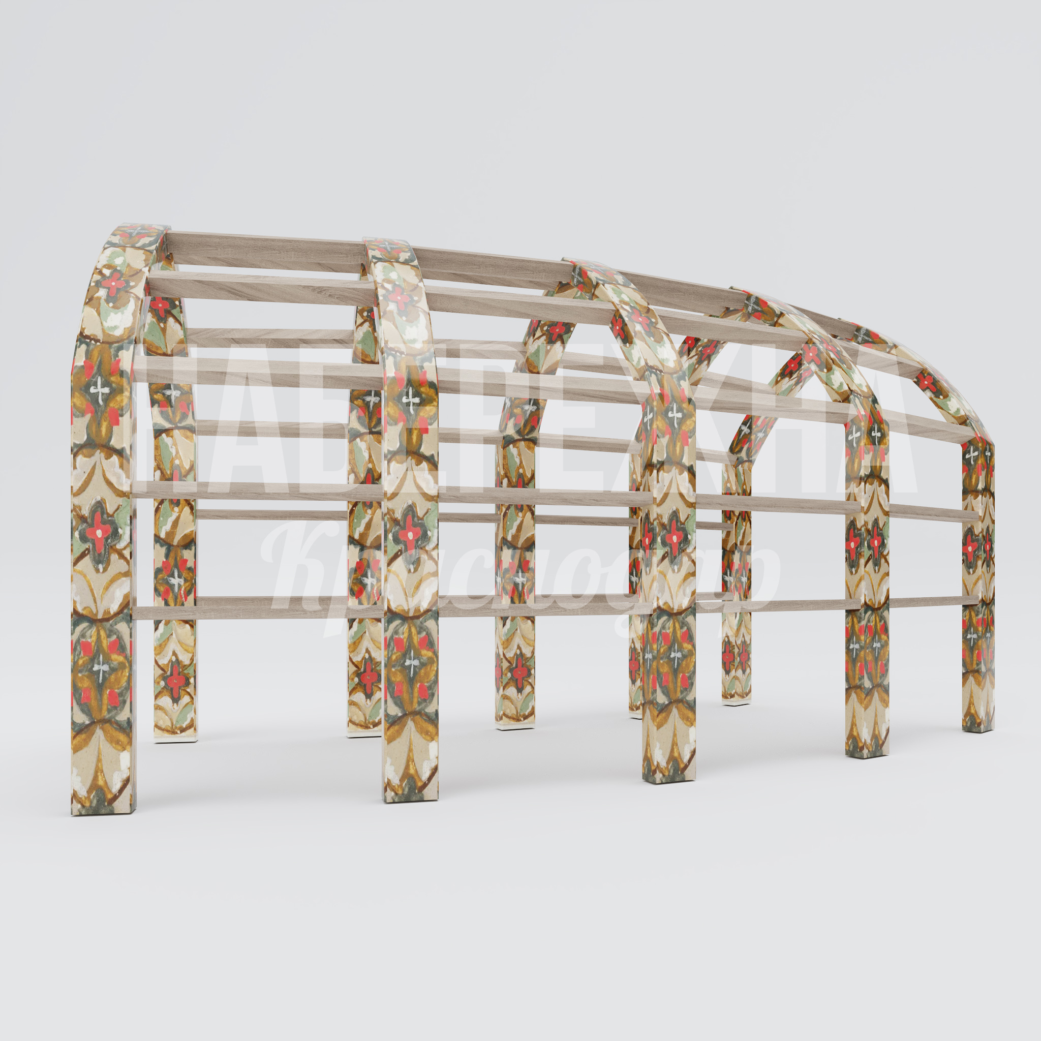 Арка Oåcla - купить, 4550x10100x520 мм, Дерево