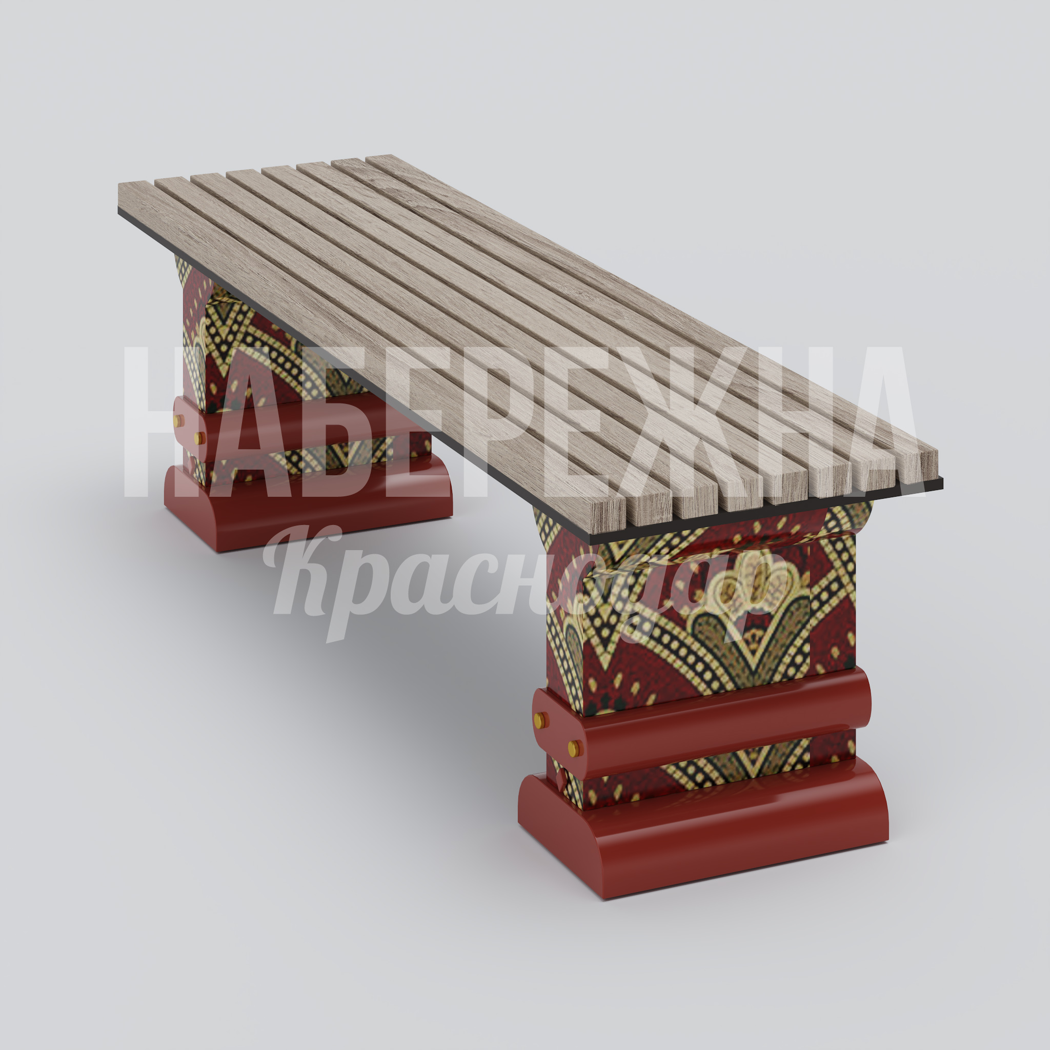 Лавочка Gögrimiå - заказать, Лавочки, Металл, Дерево