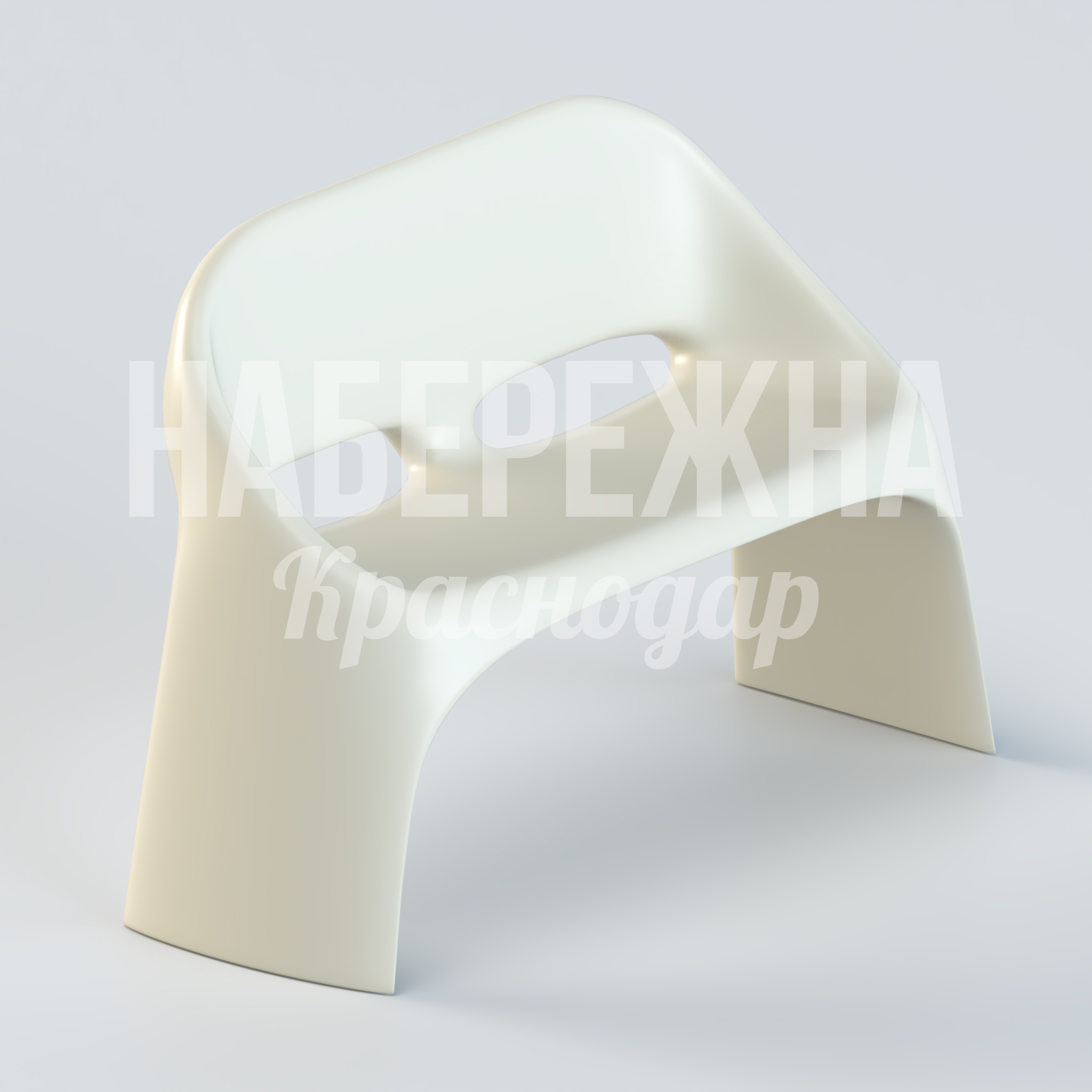 Кресло Ofgokbed 550x1260x850 мм. ASK-20.010 Кресло с обтекаемой формой и прочной конструкцией. Устойчиво к влаге и перепадам температур для улицы.