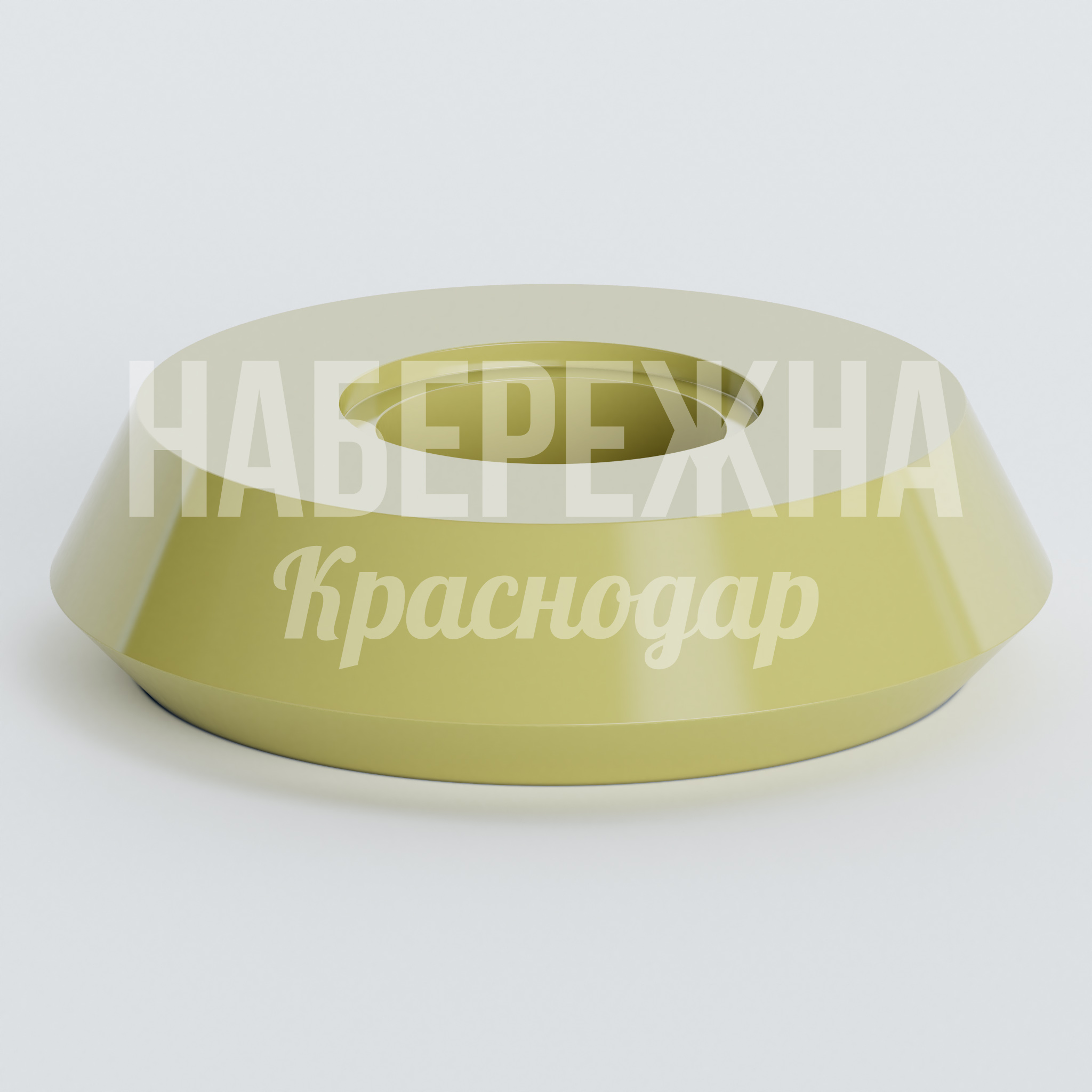 Лавочка Giclis 2280x2280x590 мм. ASK-20.026 Круглая лавочка с центральным отверстием для озеленения. Объединяет зону отдыха и декоративное пространство для растений.