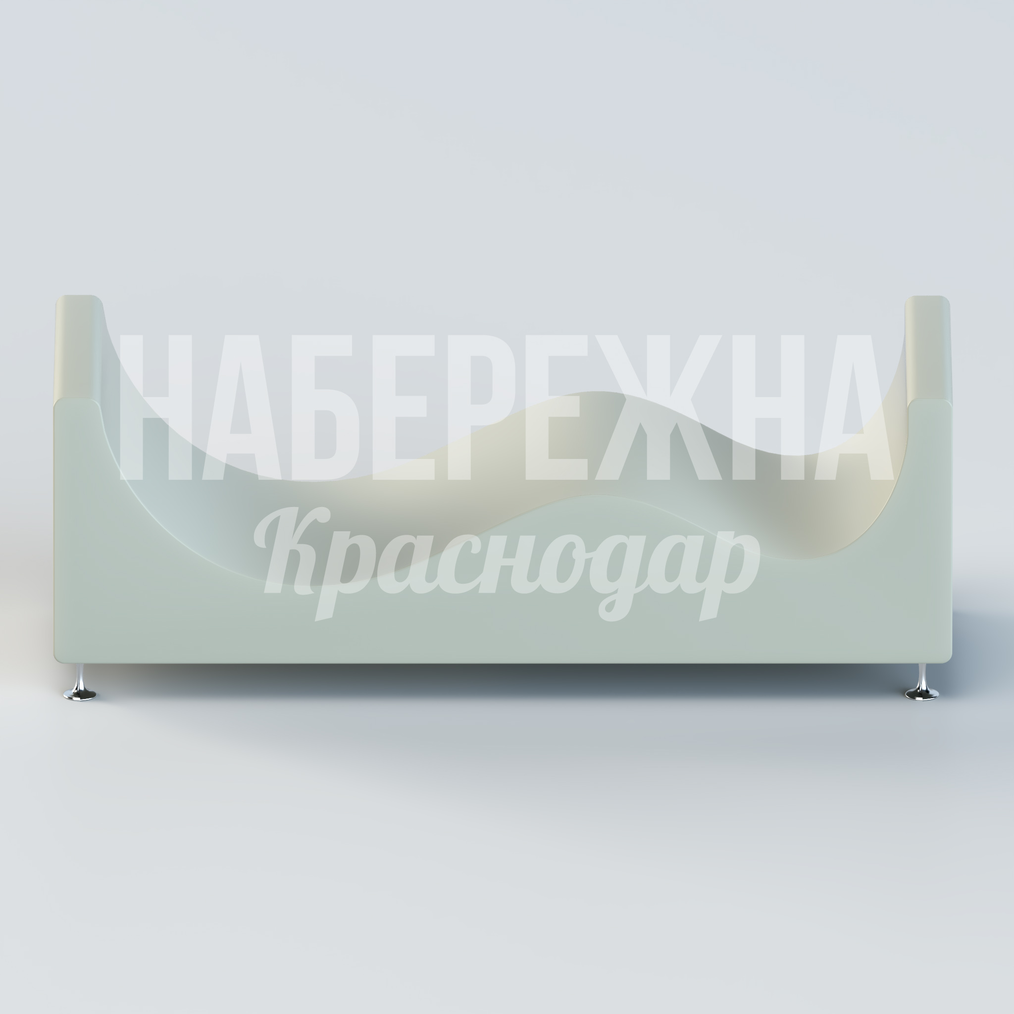 Кушетка Vidkiy — купить, ASK-20.028 | Набережна Кушетка Vidkiy - купить, 700x2000x850 мм, Металл, Стеклопластик