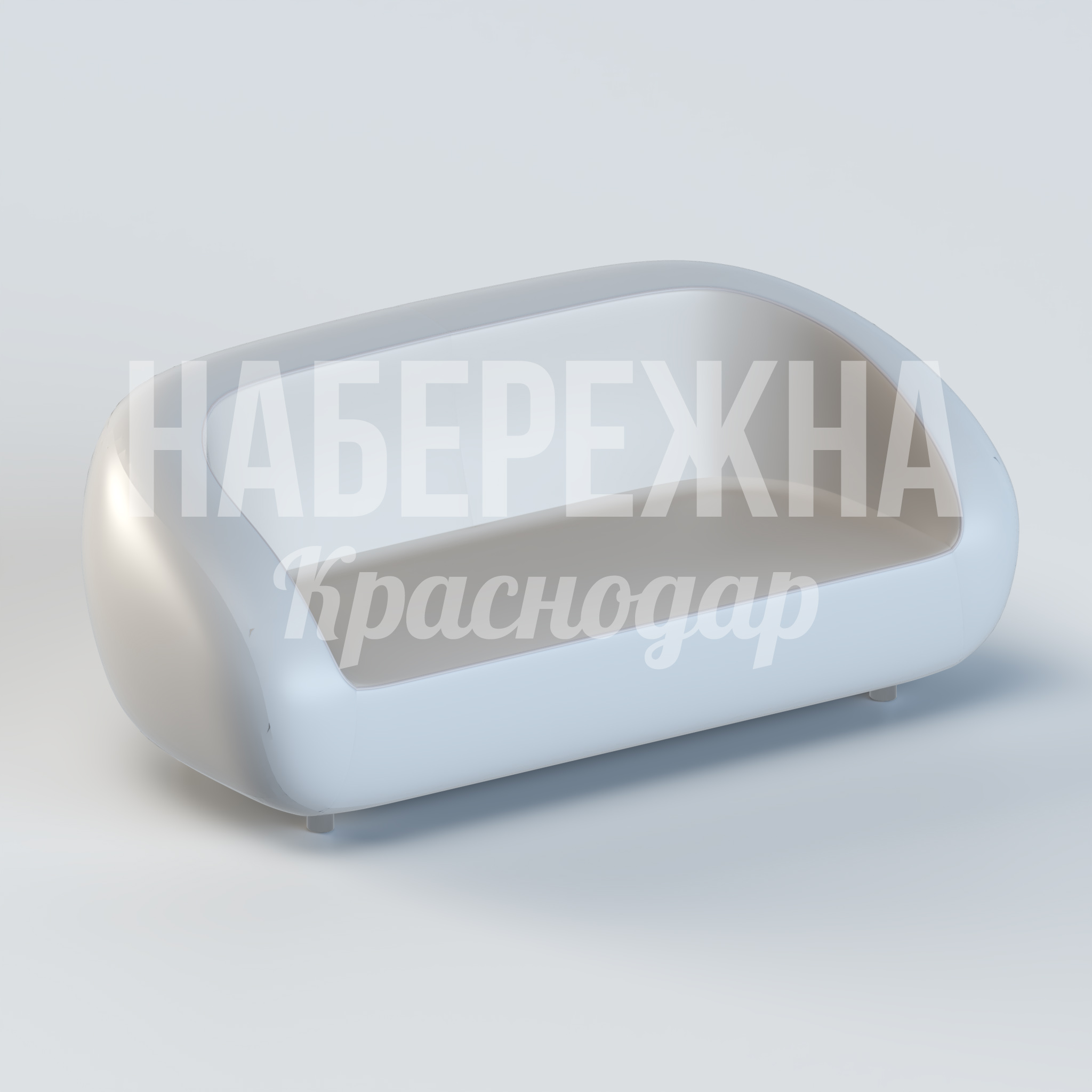 Диван Netlon 880x1600x650 мм. ASK-20.062 Диван из армированного стеклопластика с эргономичной спинкой. Не требует обслуживания, выдерживает любые погодные условия.