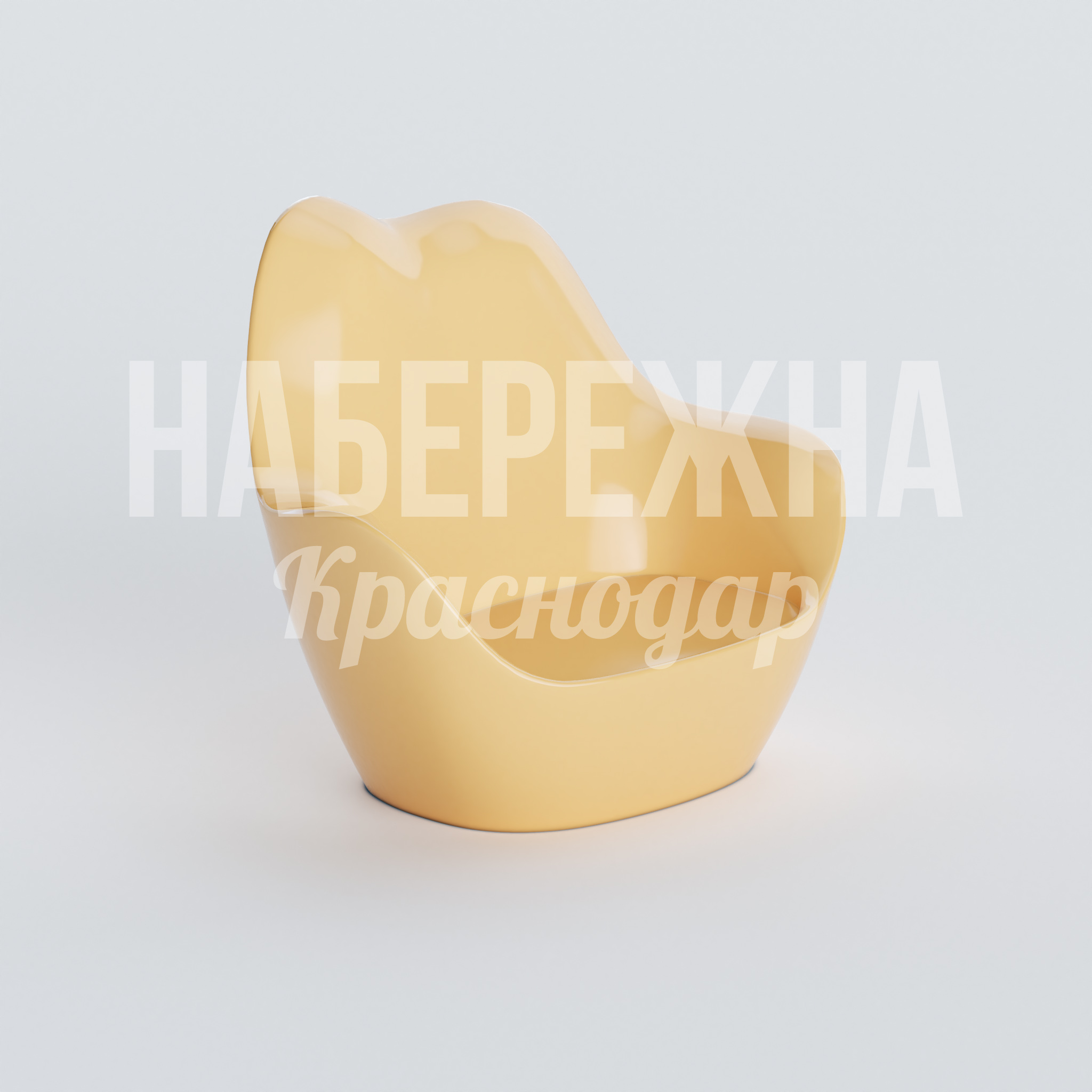 Кресло Tidtaör 860x1185x990 мм. ASK-20.102 Кресло с эргономичной формой волны для зон отдыха. Устойчиво к влаге и УФ-лучам, не требует обслуживания.