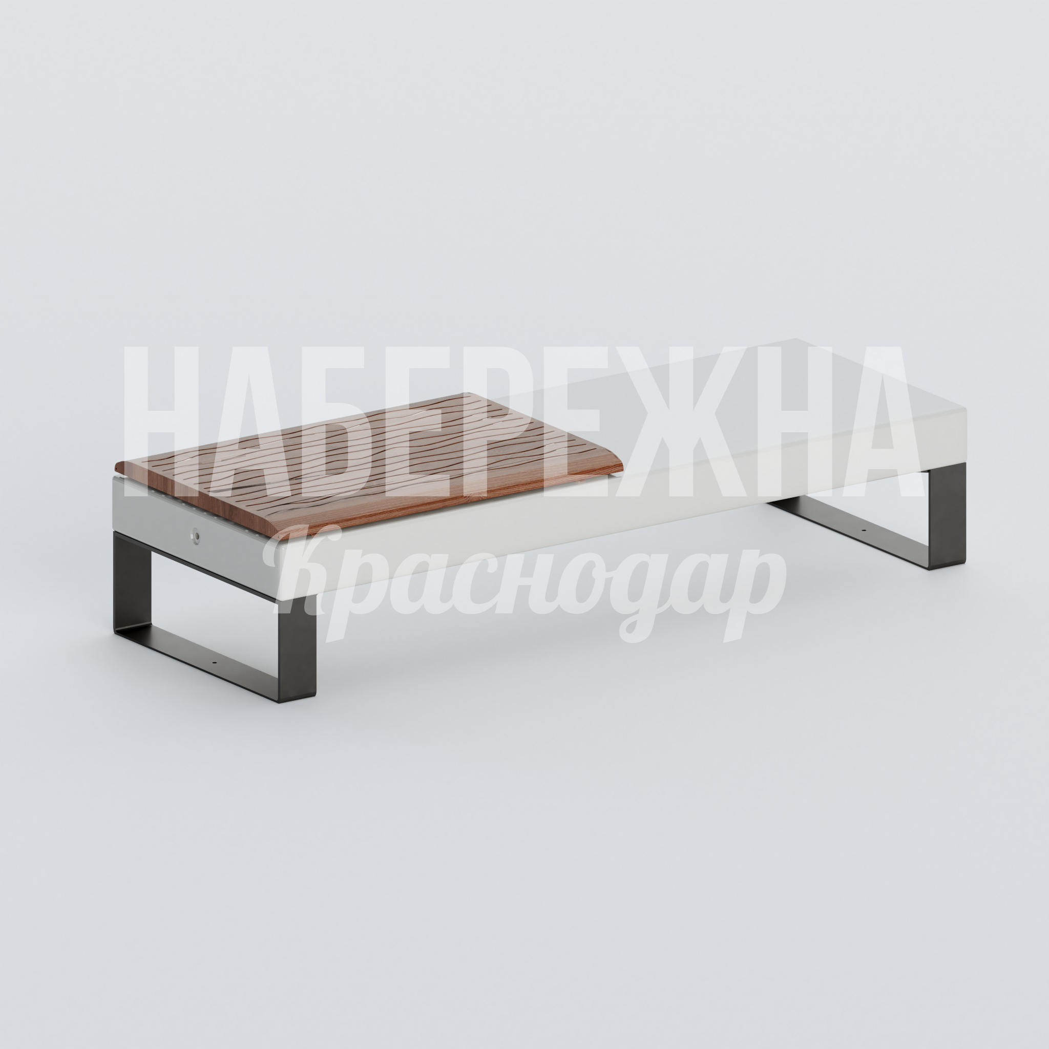 Лавочка Mohyifsi 750x2100x450 мм. ASK-20.153 Лавочка с деревянным сиденьем на металлокаркасе. Подходит для парков и скверов. Выдерживает высокие нагрузки.