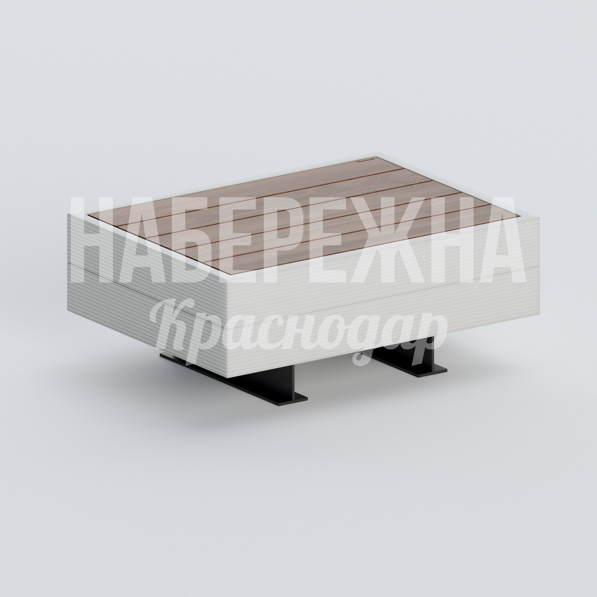 Лавочка Åsbök 800x1075x420 мм. ASK-20.214 Лавочка с рифлёным корпусом и деревянными ламелями на металлическом каркасе. Защита от коррозии и выцветания.