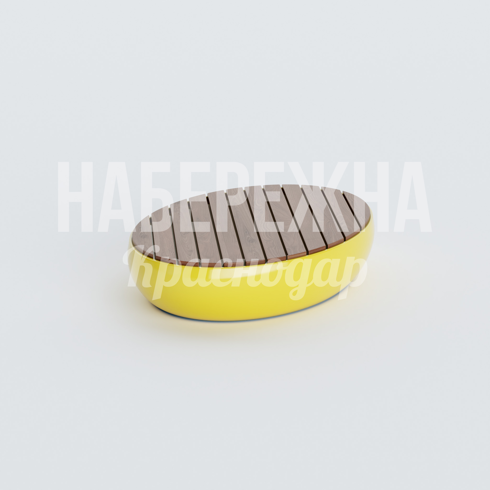 Сиденье Dithul 650x900x200 мм. FPU-20.008-3 Сиденье с деревянными планками в металлическом корпусе. Компактное решение для городских зон отдыха и парков.