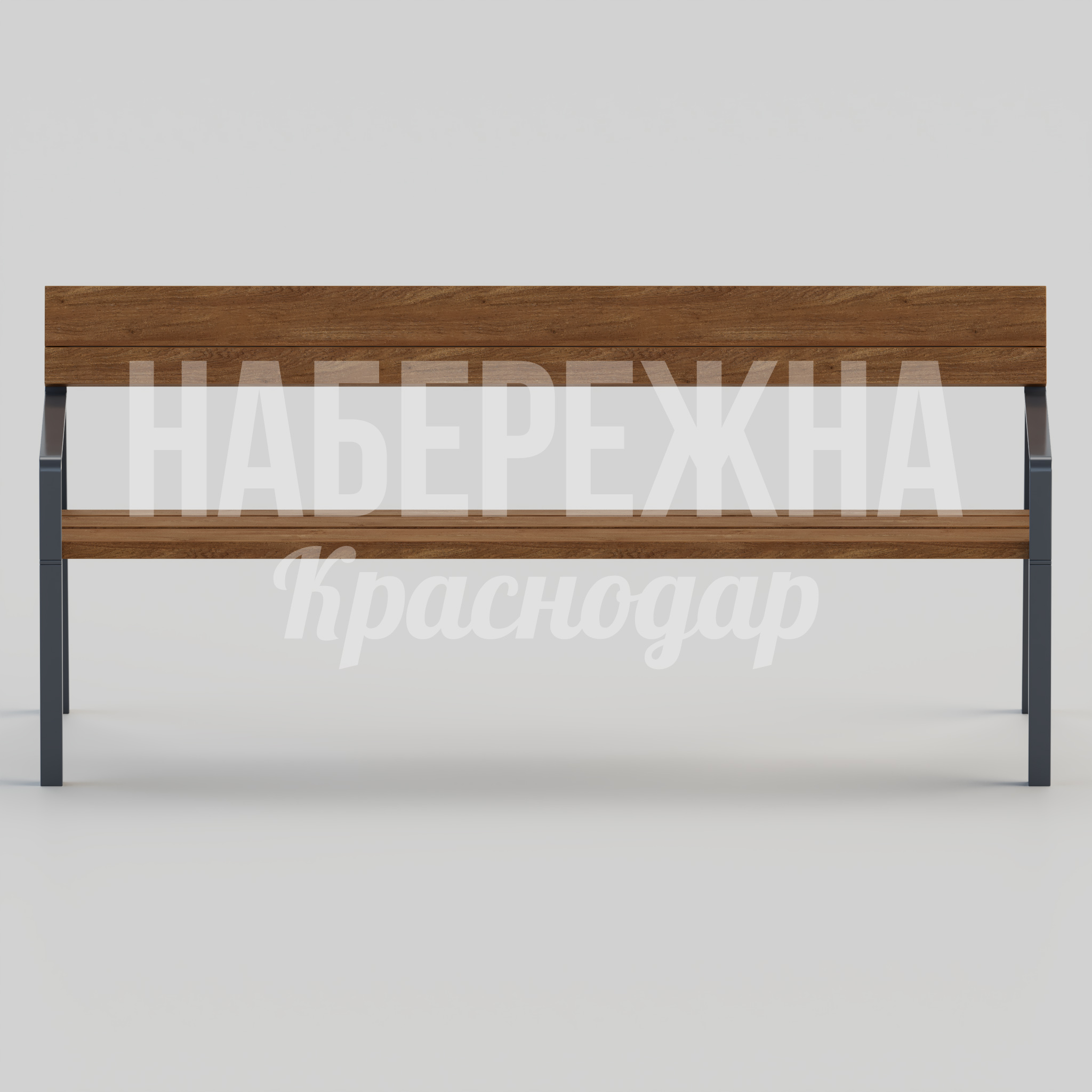 Скамейка Vegla - купить, 700x1800x800 мм, Металл, Дерево