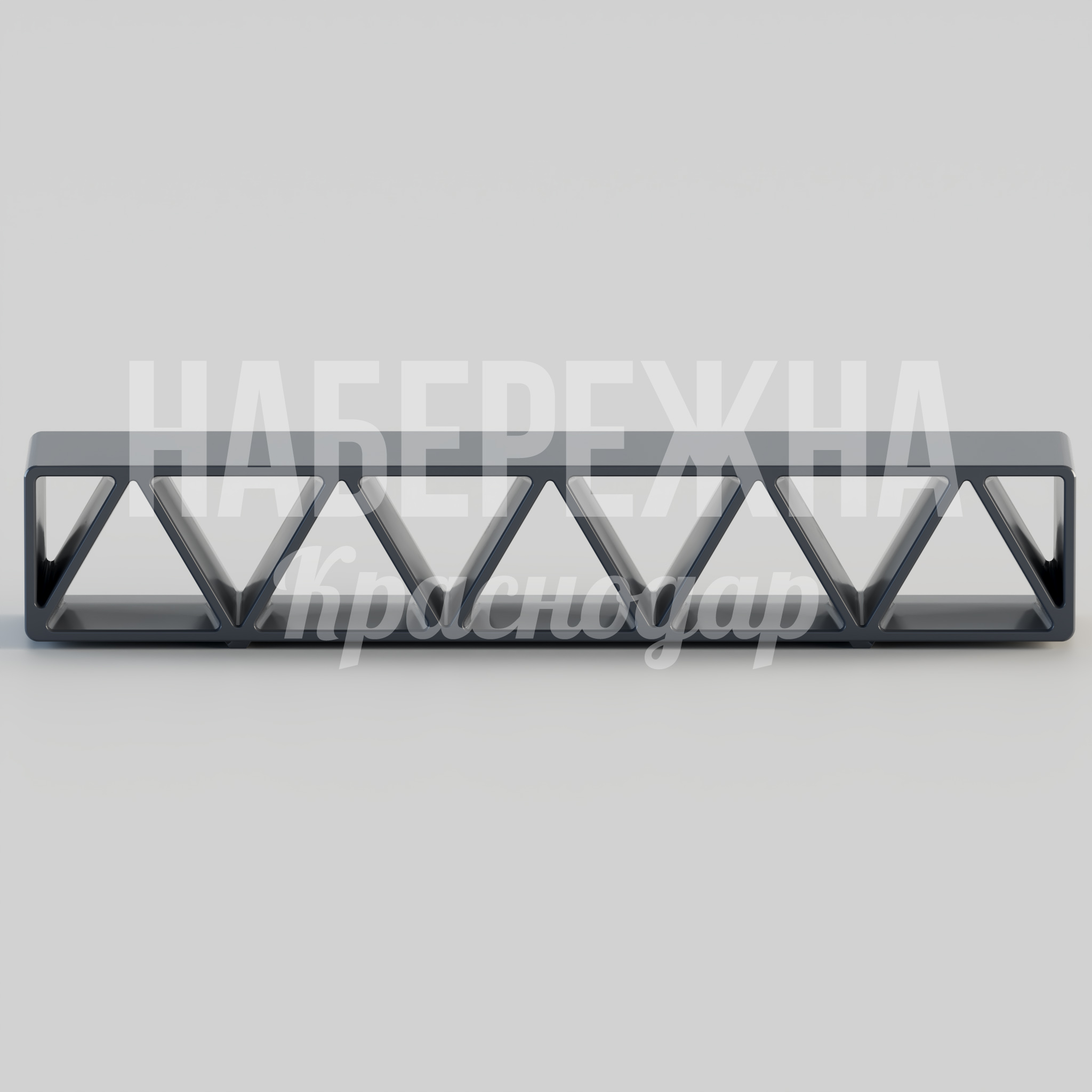 Лавочка Jås — купить, MAF-24.078 | Набережна Лавочка Jås - купить, 450x2600x470 мм, Металл