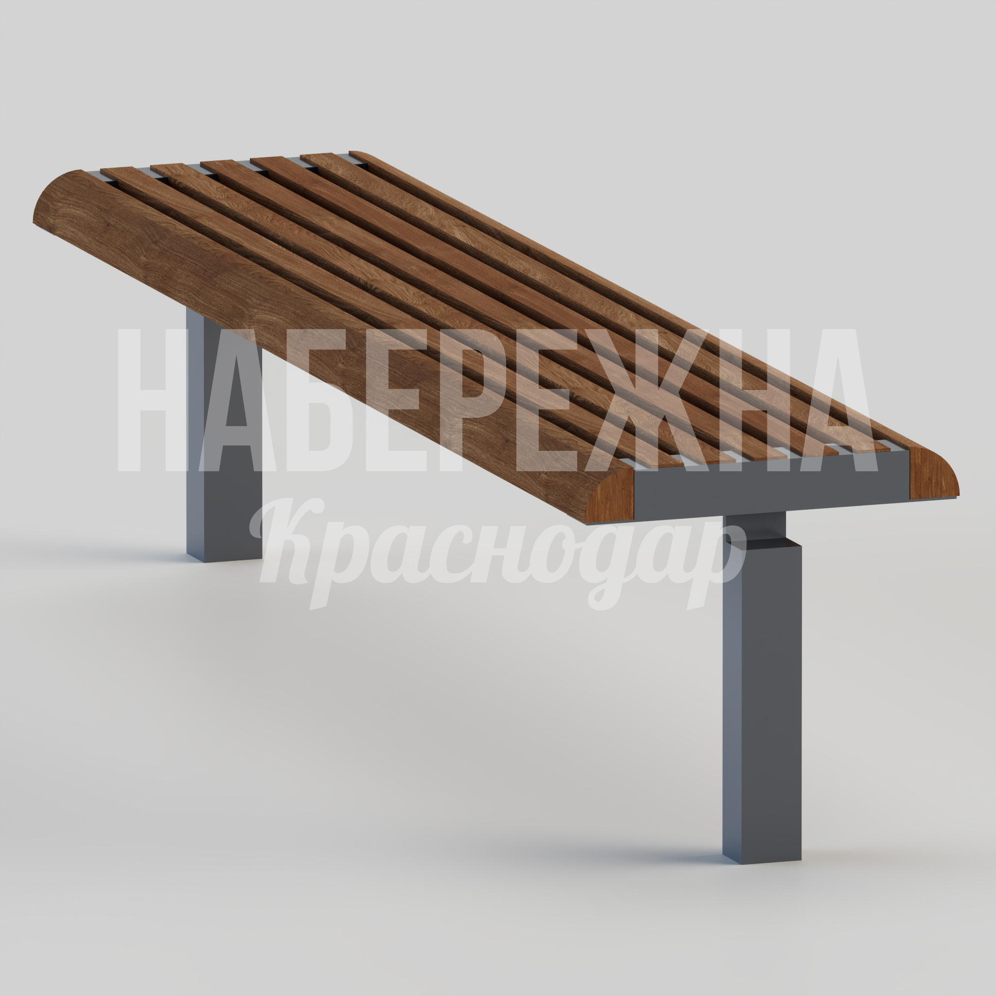 Лавочка Böba - заказать, Лавочки, Металл, Дерево