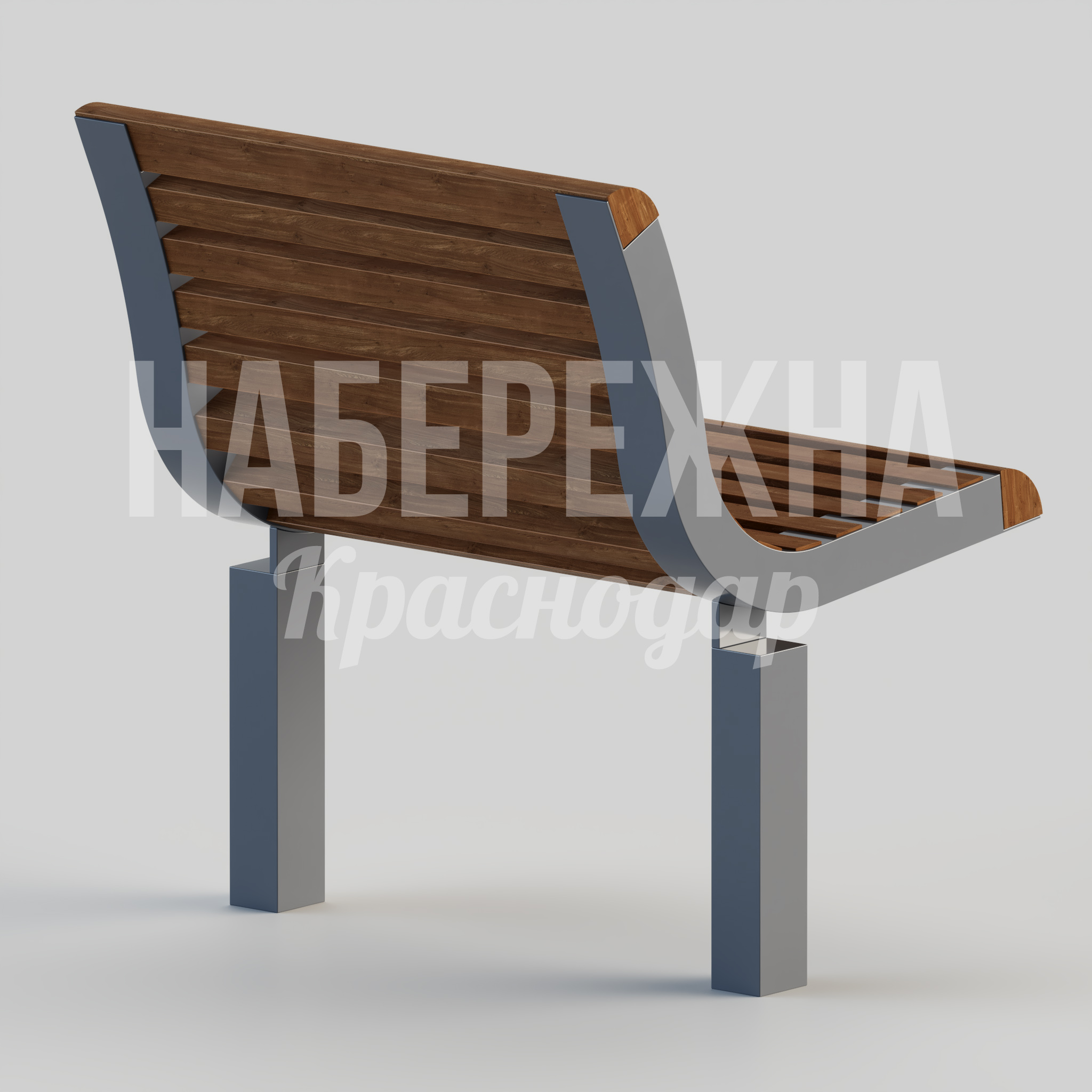 Сиденье Tik — купить, MAF-24.084 | Набережна Сиденье Tik - купить, 650x650x800 мм, Металл, Дерево