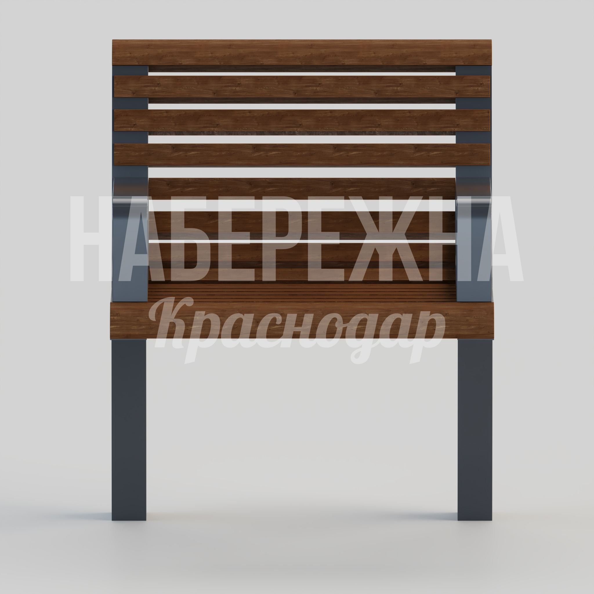 Сиденье Veon — купить, MAF-24.086 | Набережна Сиденье Veon - купить, 650x650x800 мм, Металл, Дерево