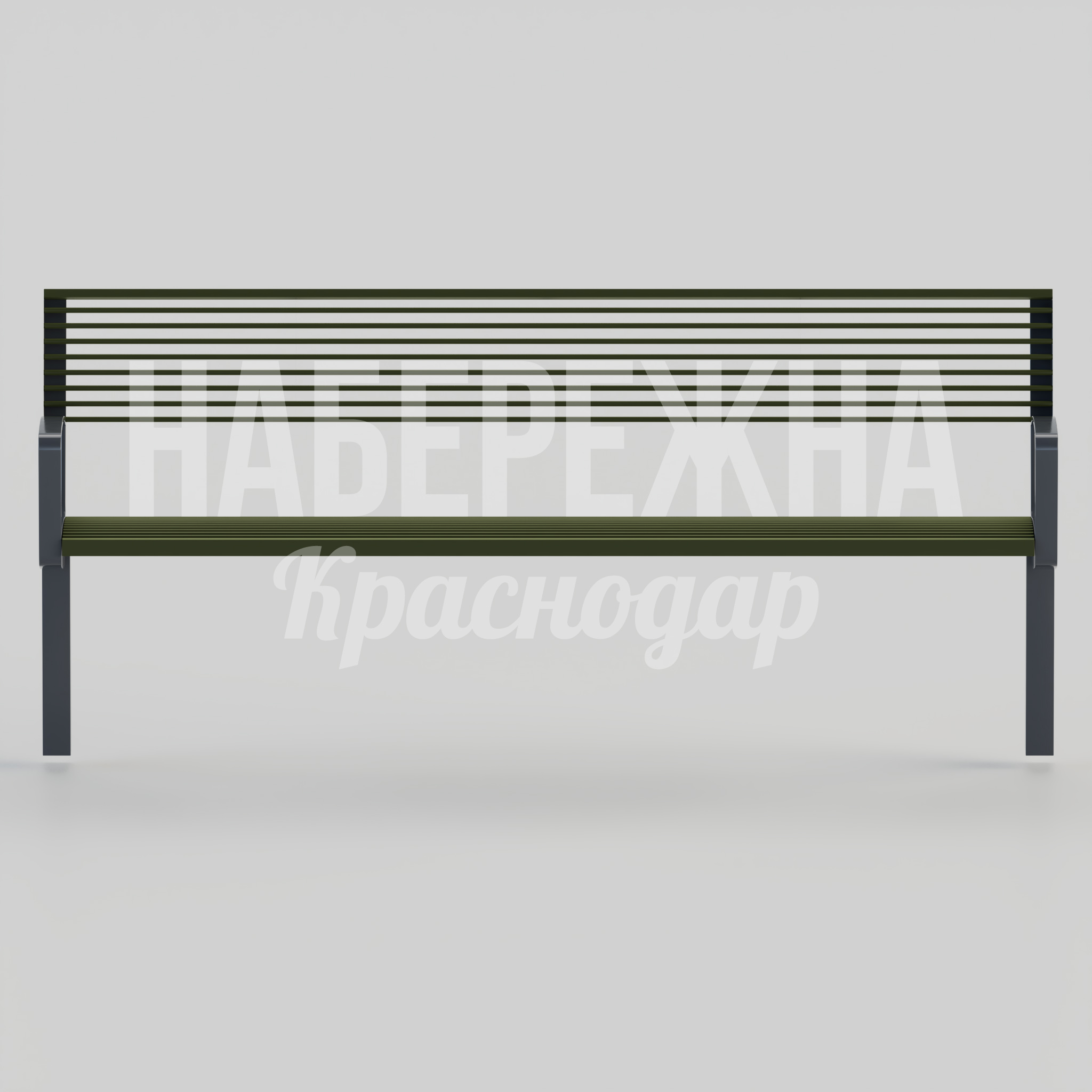 Скамейка Åkus - купить, 560x1800x800 мм, Металл, Дерево