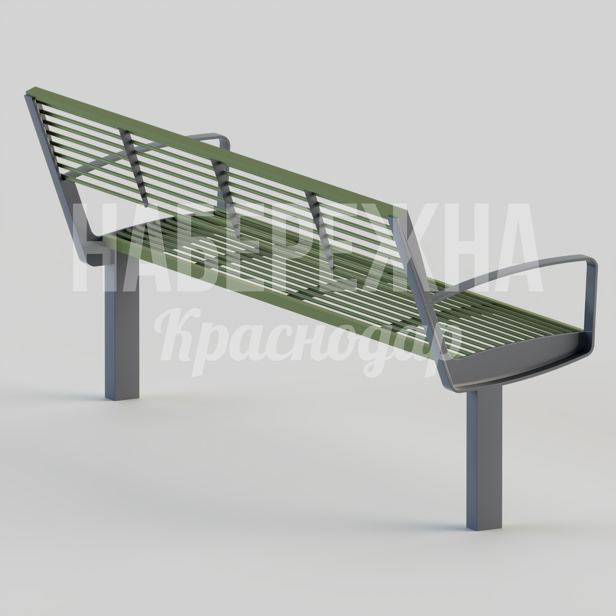 Скамейка Åkus - заказать, Скамейки, Металл, Дерево