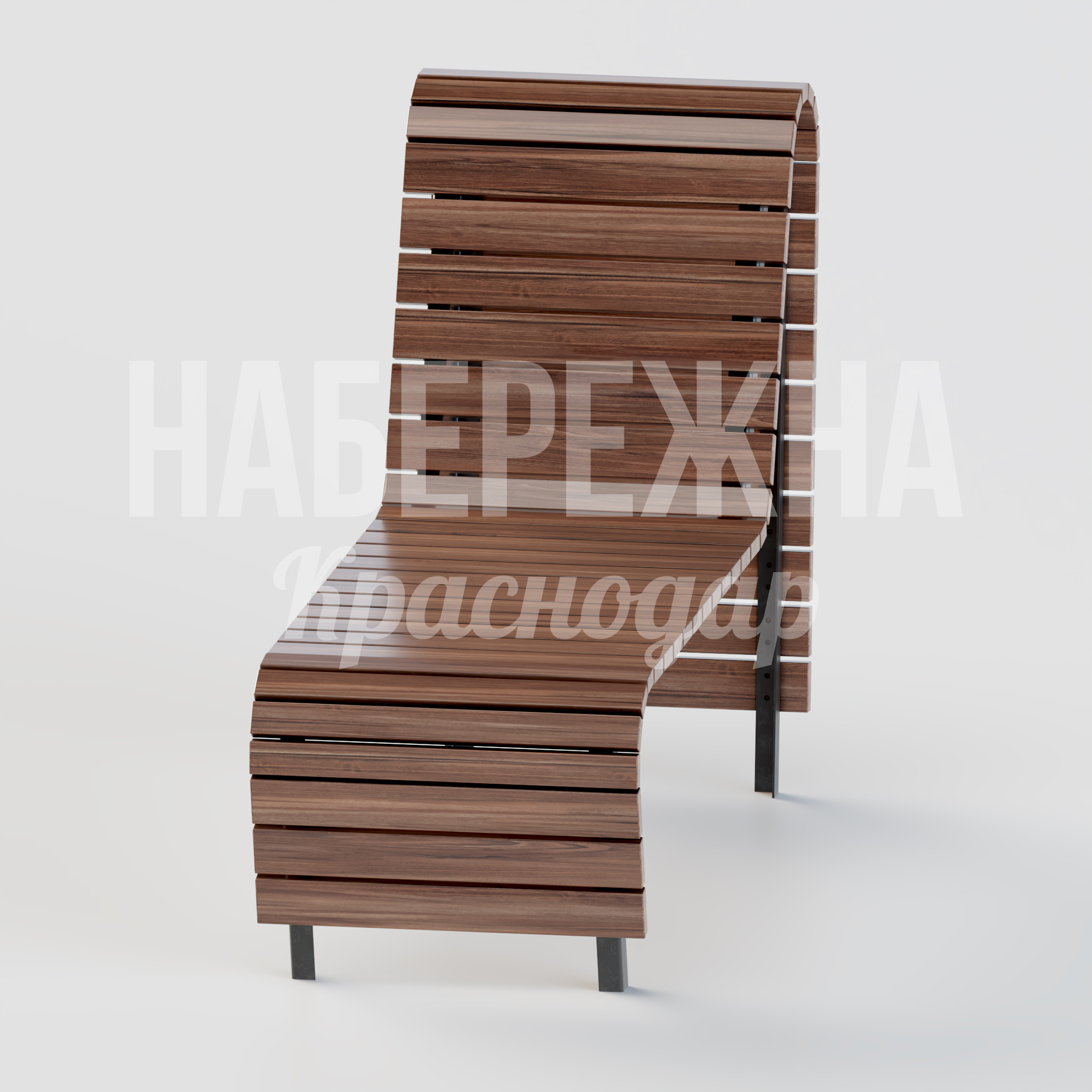 Шезлонг Mufsouco — купить, MAF-22.032 | Набережна Шезлонг Mufsouco - заказать, Шезлонги, Металл, Дерево