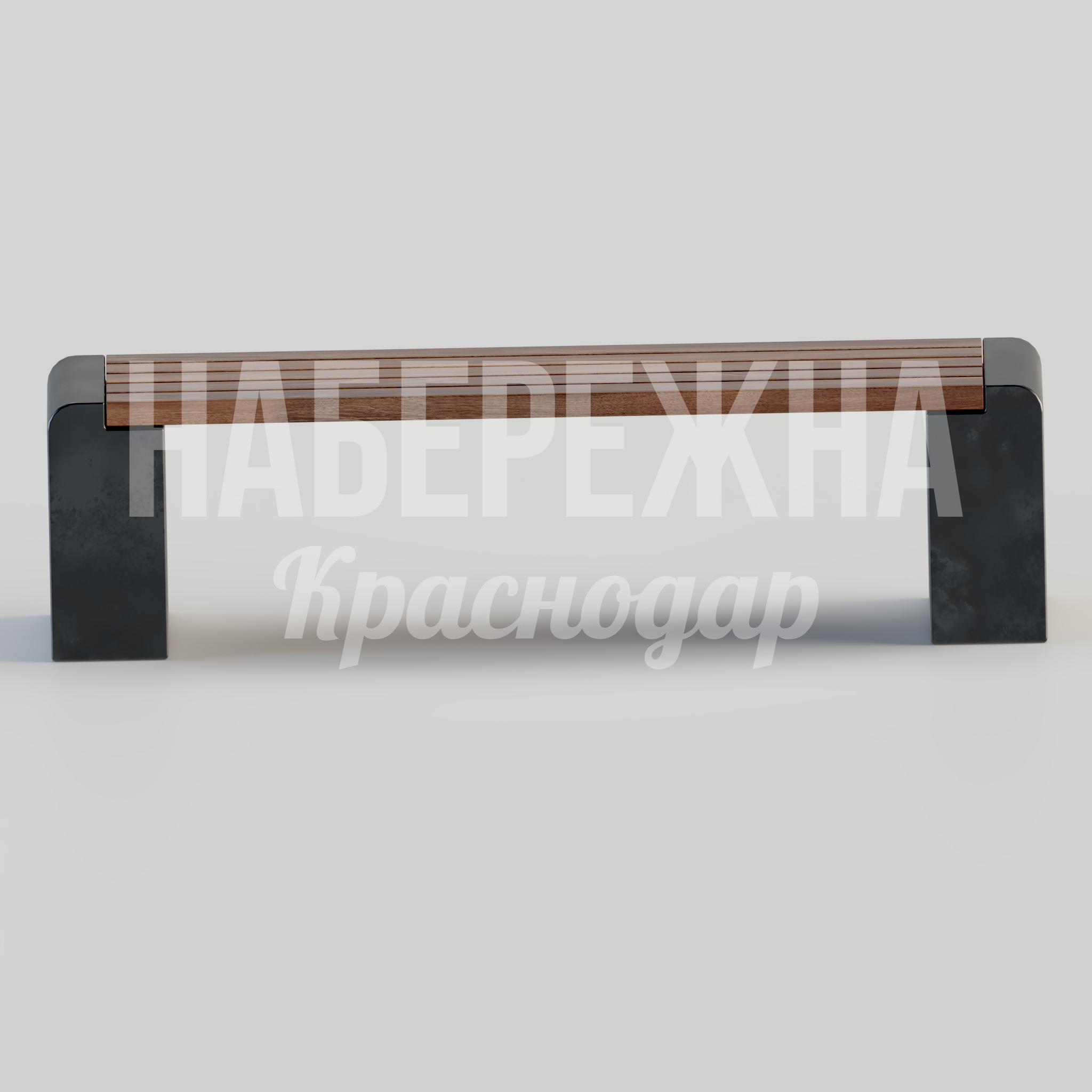 Лавочка Ovokti — купить, MAF-22.050 | Набережна Лавочка Ovokti - заказать, Лавочки, Бетон, Дерево