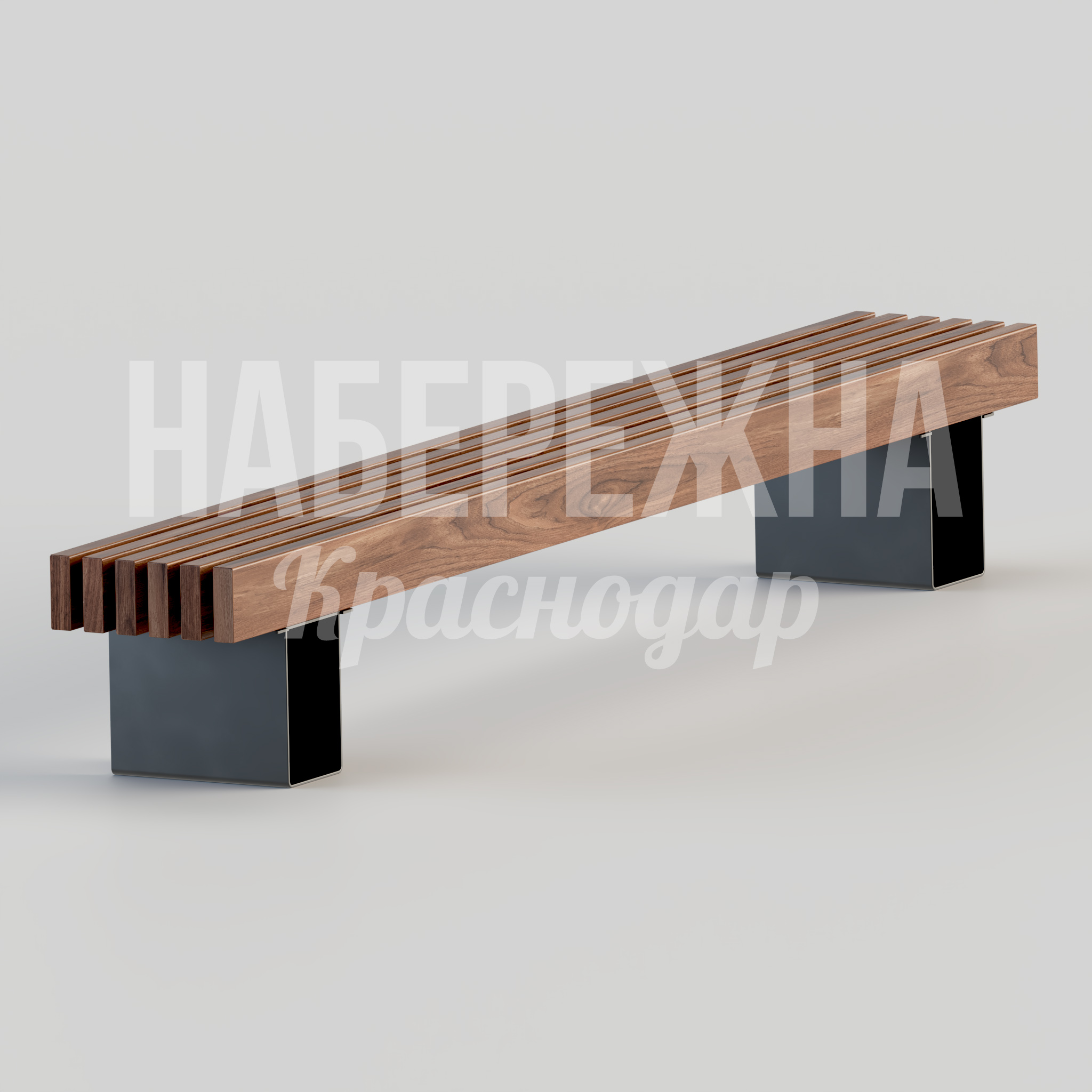 Лавочка Istanse — купить, MAF-22.051 | Набережна Лавочка Istanse 400x3000x450 мм. MAF-22.051 Скамейка с рейками из термодерева на стальном каркасе. Не требует обслуживания, устойчива к осадкам и UV-излучению.