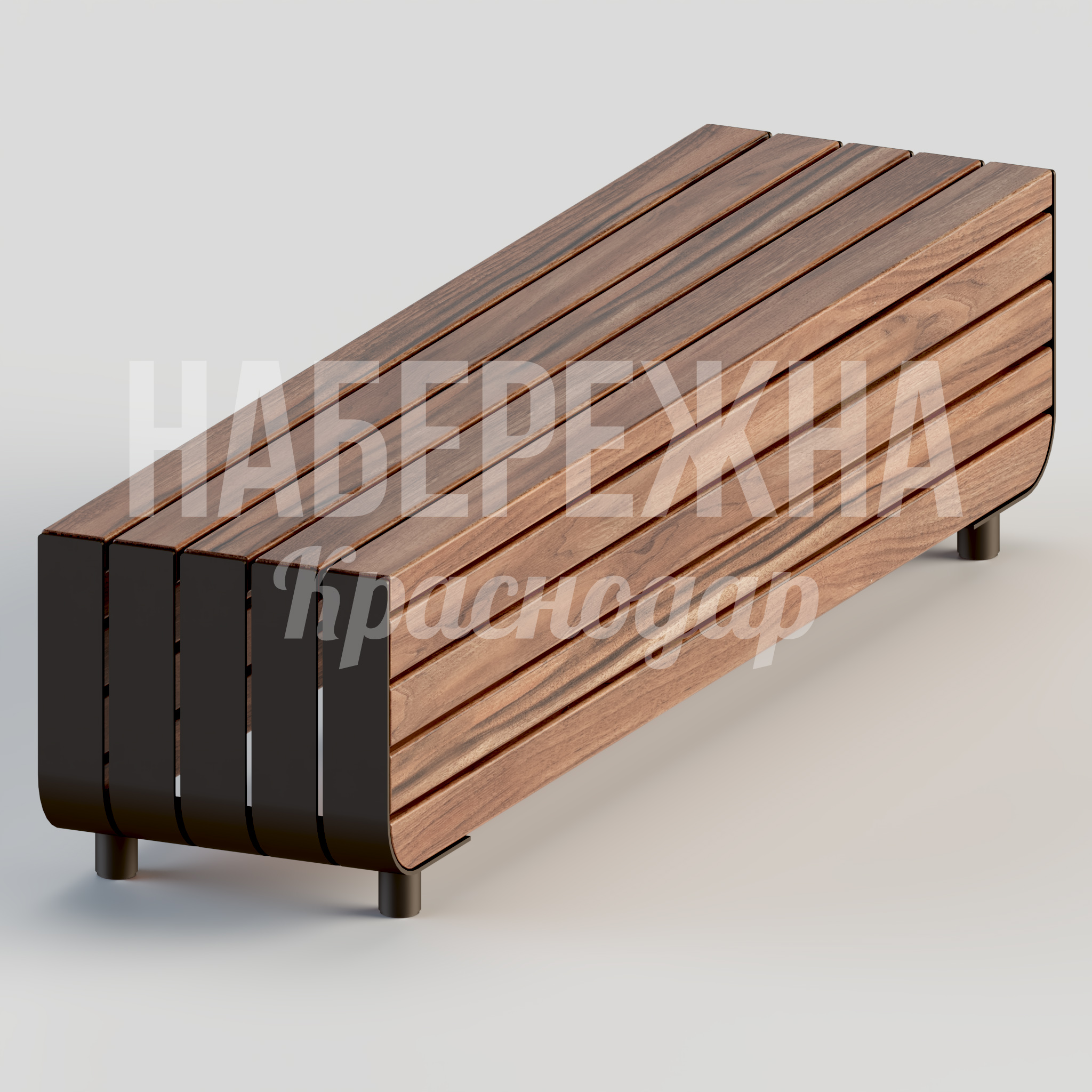 Лавочка Matrög 432x1780x415 мм. MAF-22.062 Лавочка с дизайнерским сочетанием деревянных планок и металлического каркаса. Вместительна, устойчива к нагрузкам.