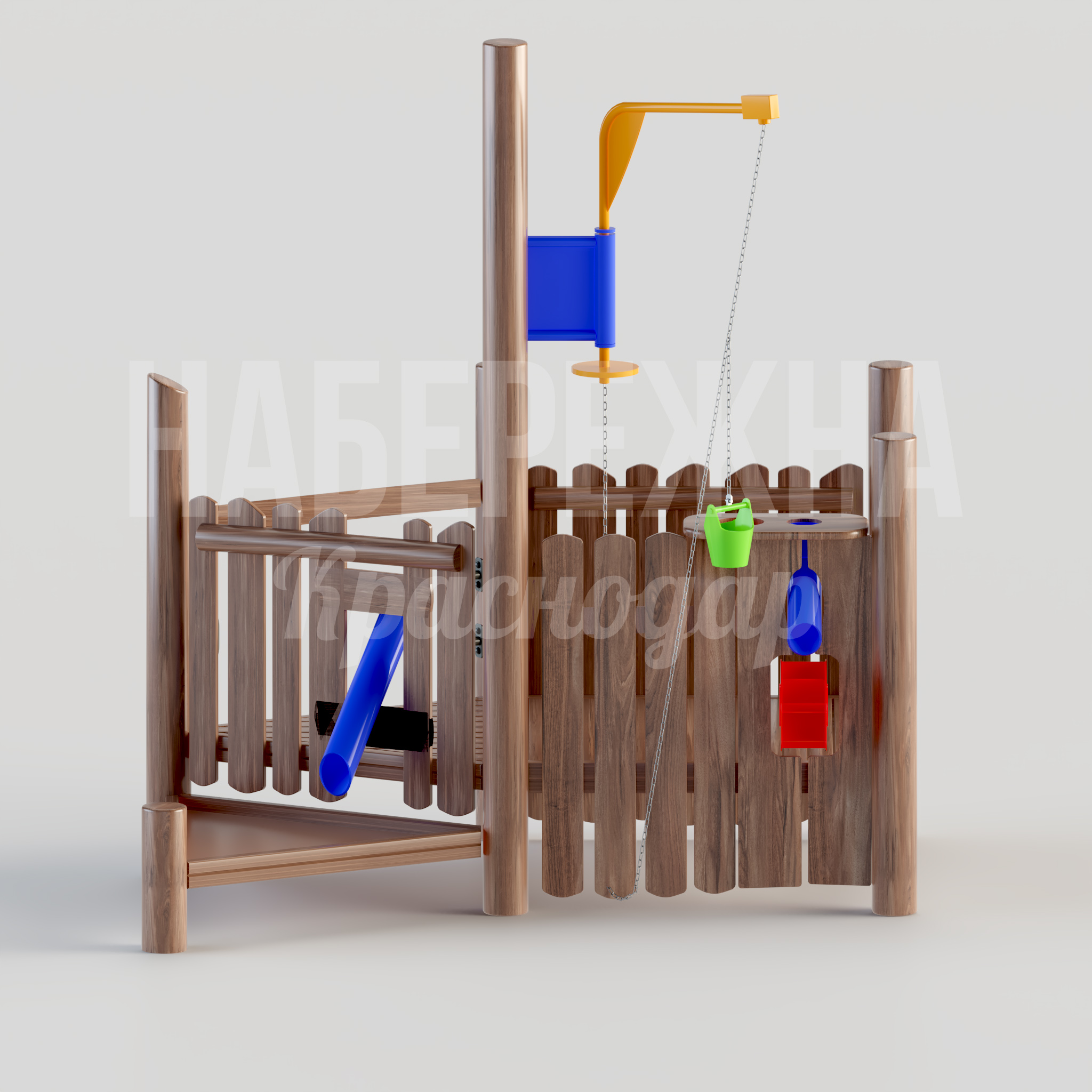 Комплекс игры в песочнице Omkiuc - фото 3