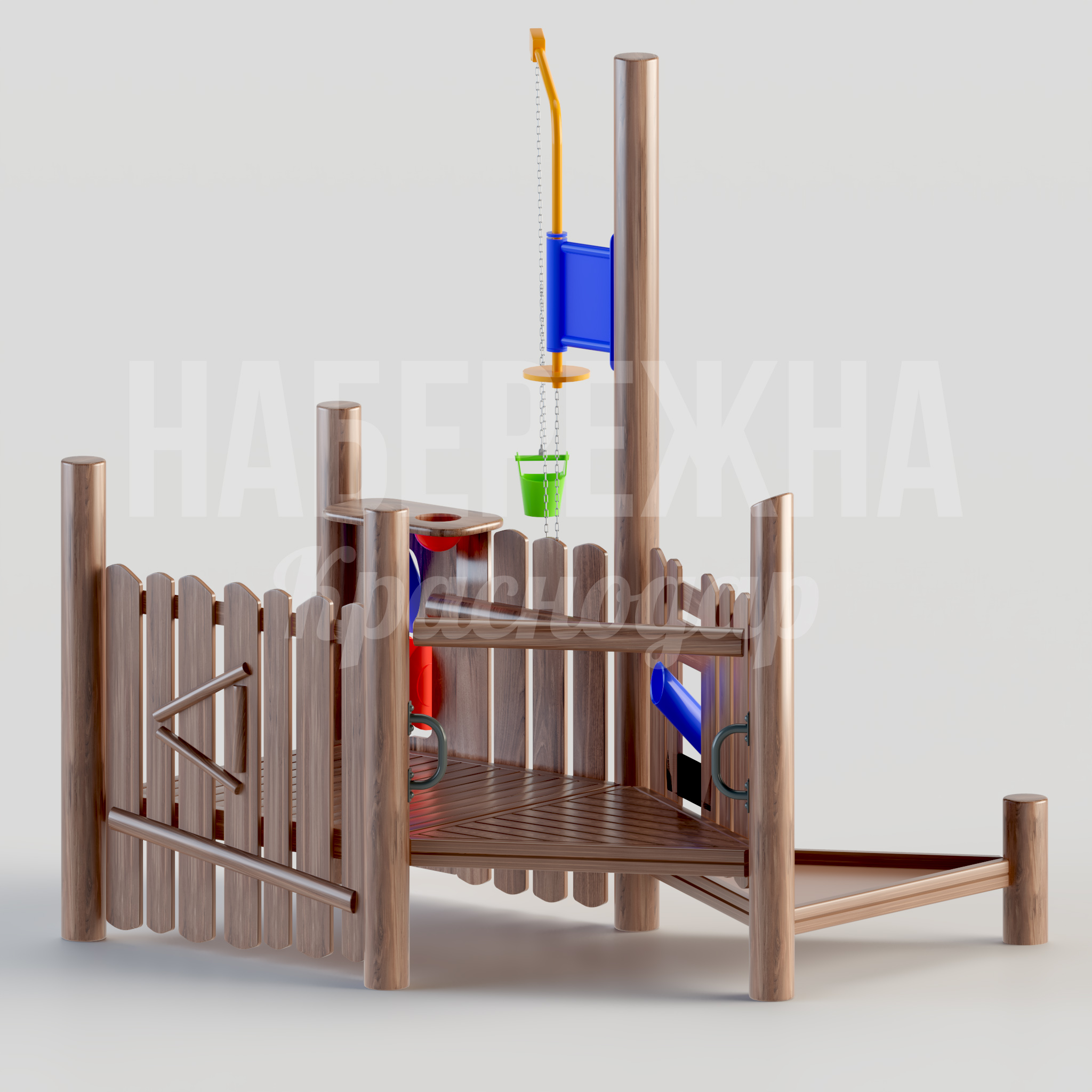 Комплекс игры в песочнице Omkiuc - фото 1