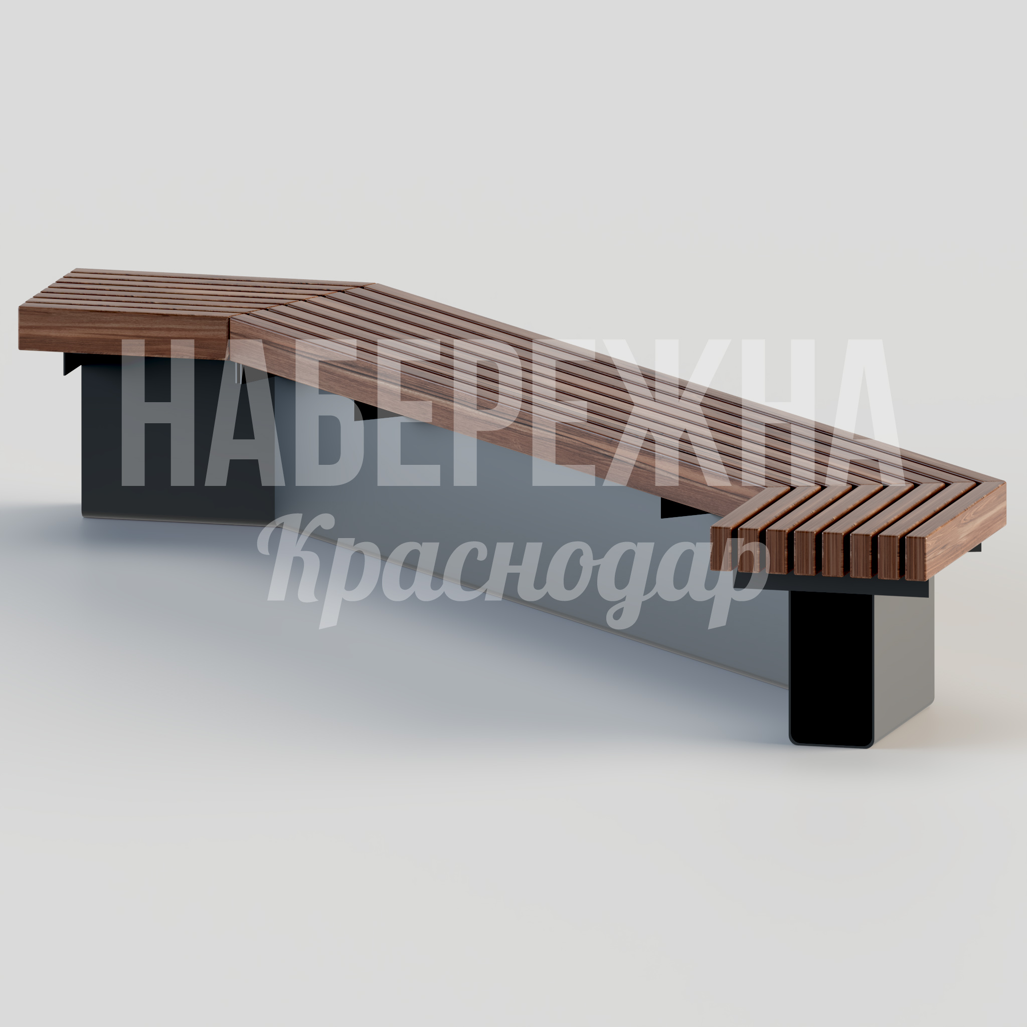 Лавочка Pelo — купить, MAF-22.095 | Набережна Лавочка Pelo - заказать, Лавочки, Металл, Дерево