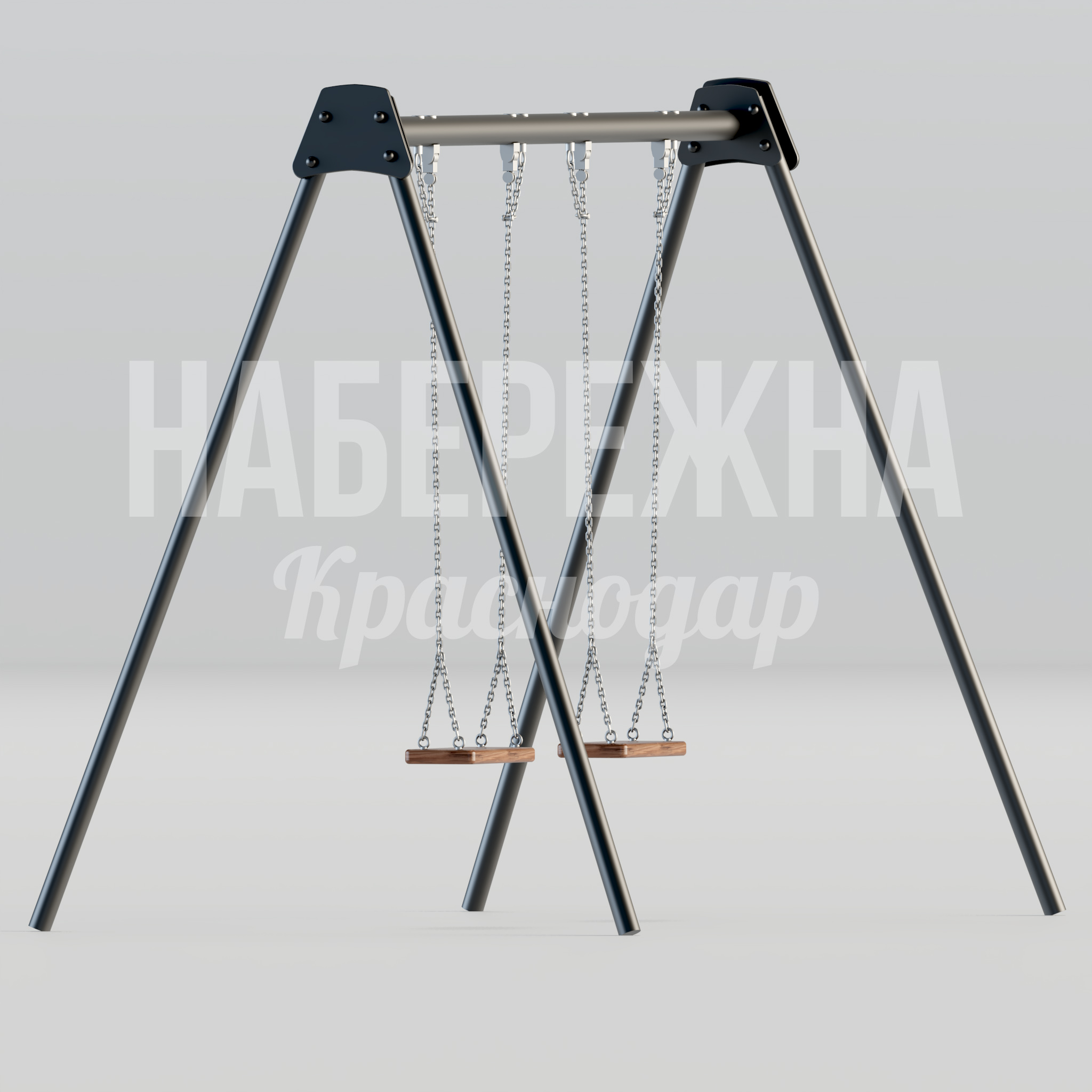 Качель Fök - заказать, Качели, Металл, Дерево