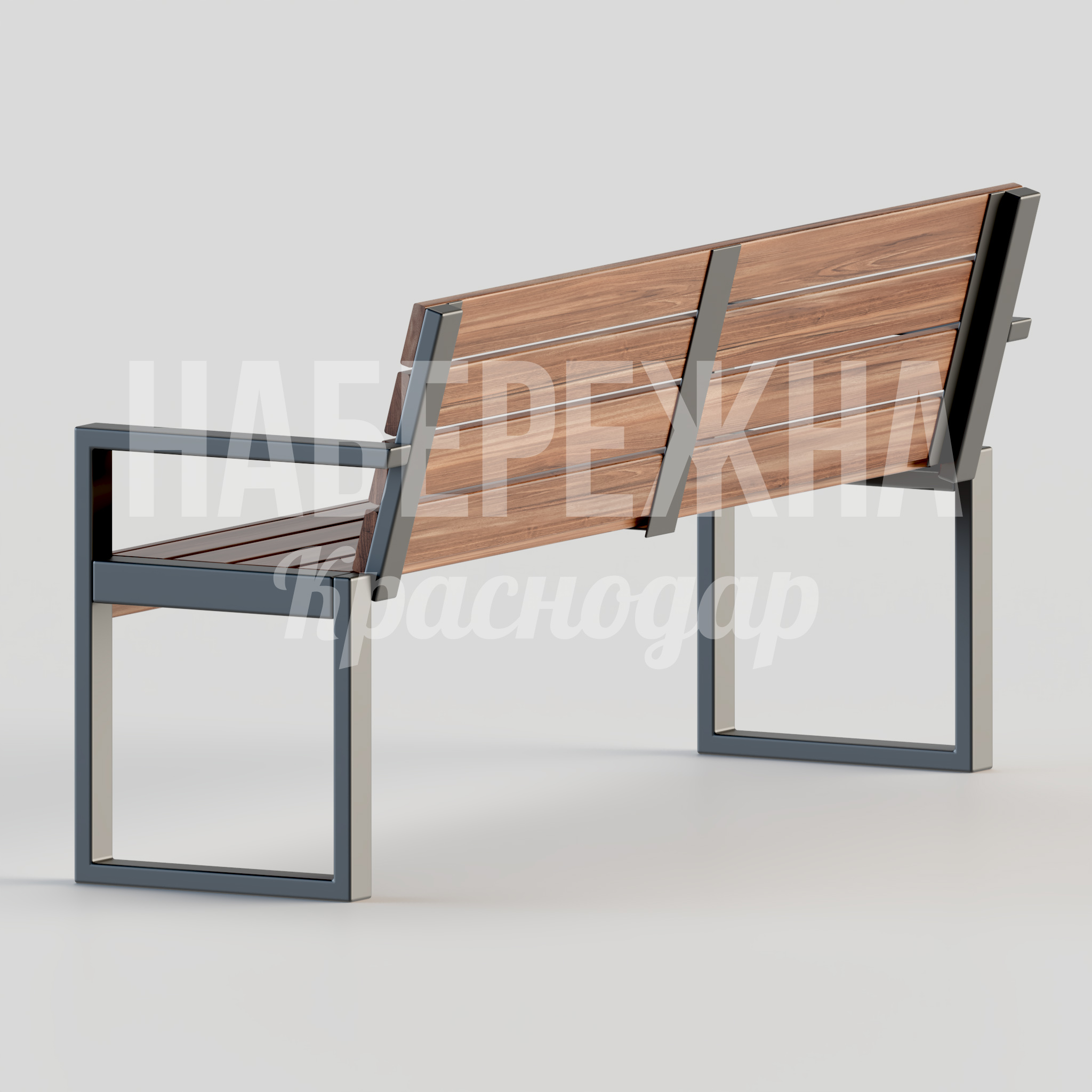 Скамейка Gåvo — купить, MAF-22.112 | Набережна Скамейка Gåvo - заказать, Скамейки, Металл, Дерево