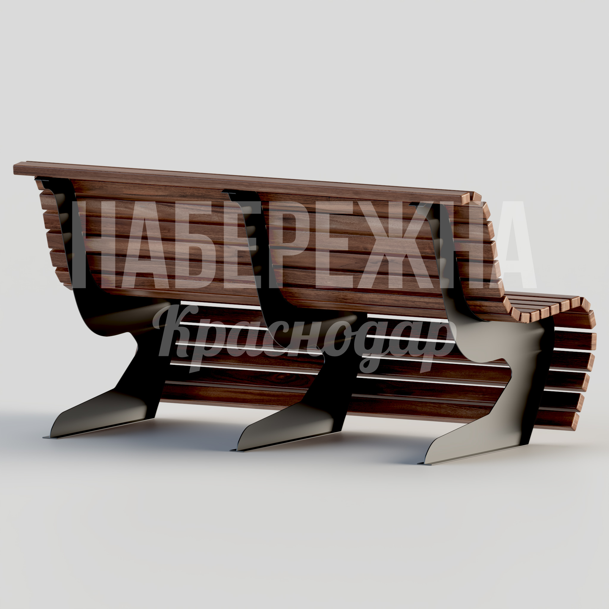 Скамья Tihamya — купить, MAF-22.114 | Набережна Скамья Tihamya - заказать, Скамейки, Металл, Дерево