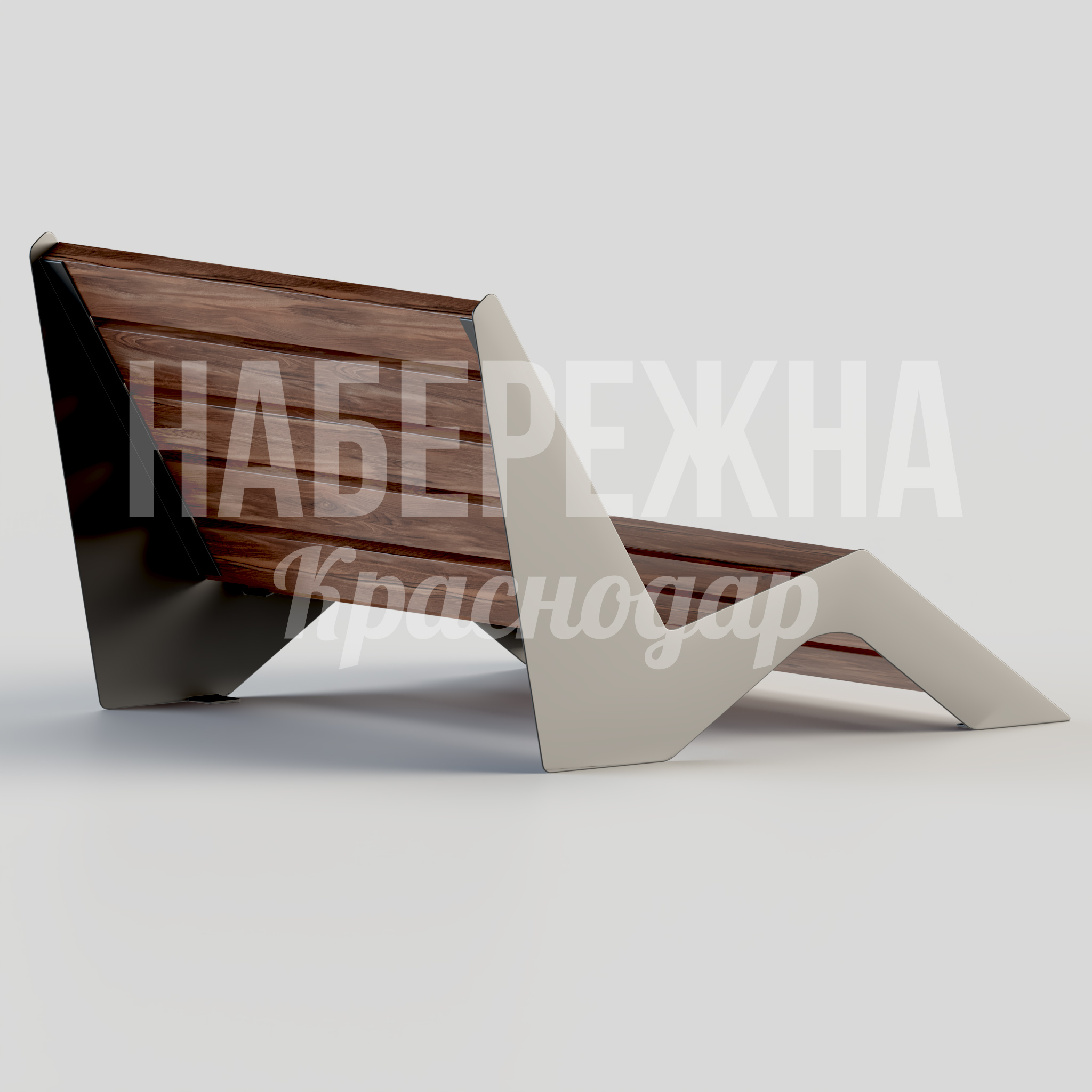 Скамья Liempe - заказать, Скамейки, Металл, Дерево