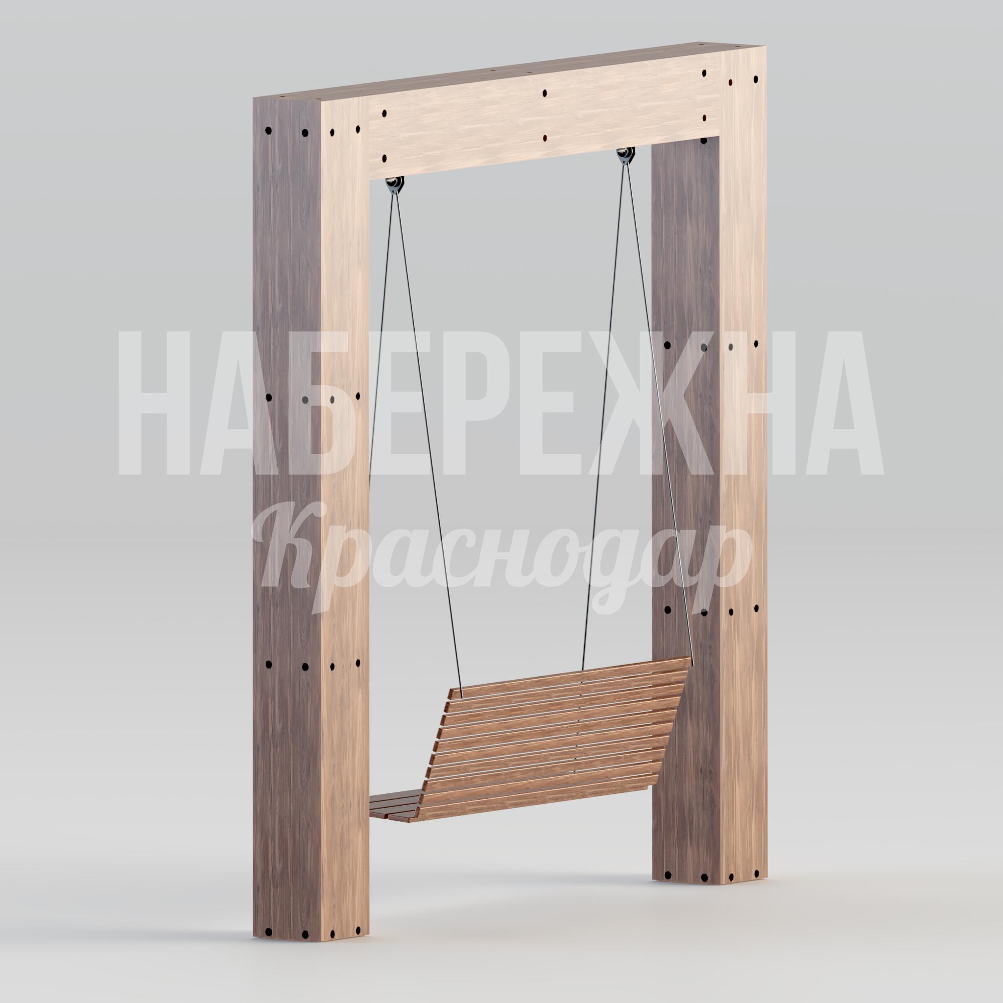 Качели Datle - заказать, Качели, Металл, Дерево