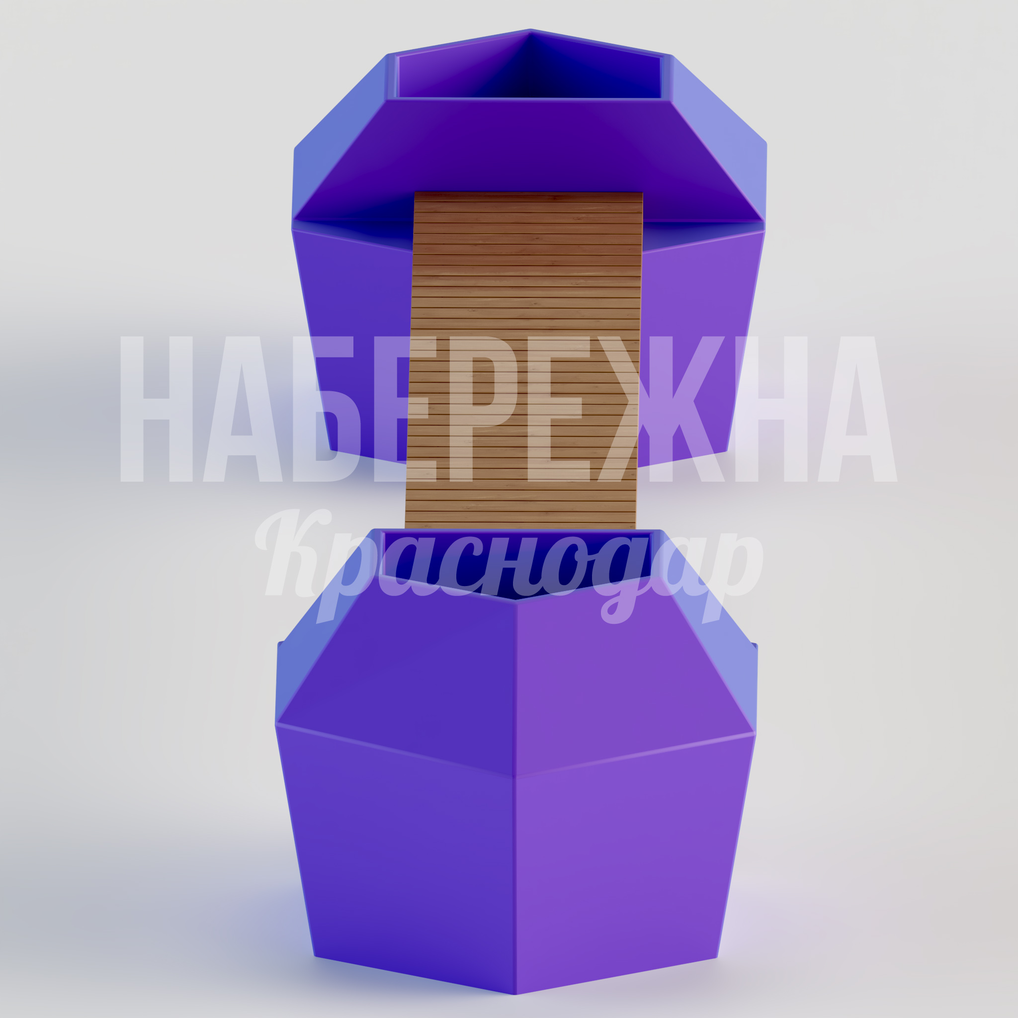 Скамейка Geunlå Diamond - заказать, Скамейки из стеклопластика, Дерево, Стеклопластик