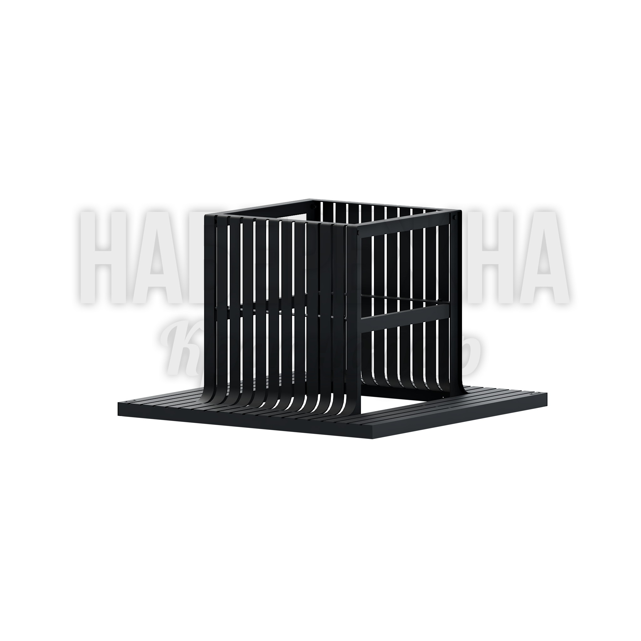 Приствольная решетка с ограждением Hevge - фото 2