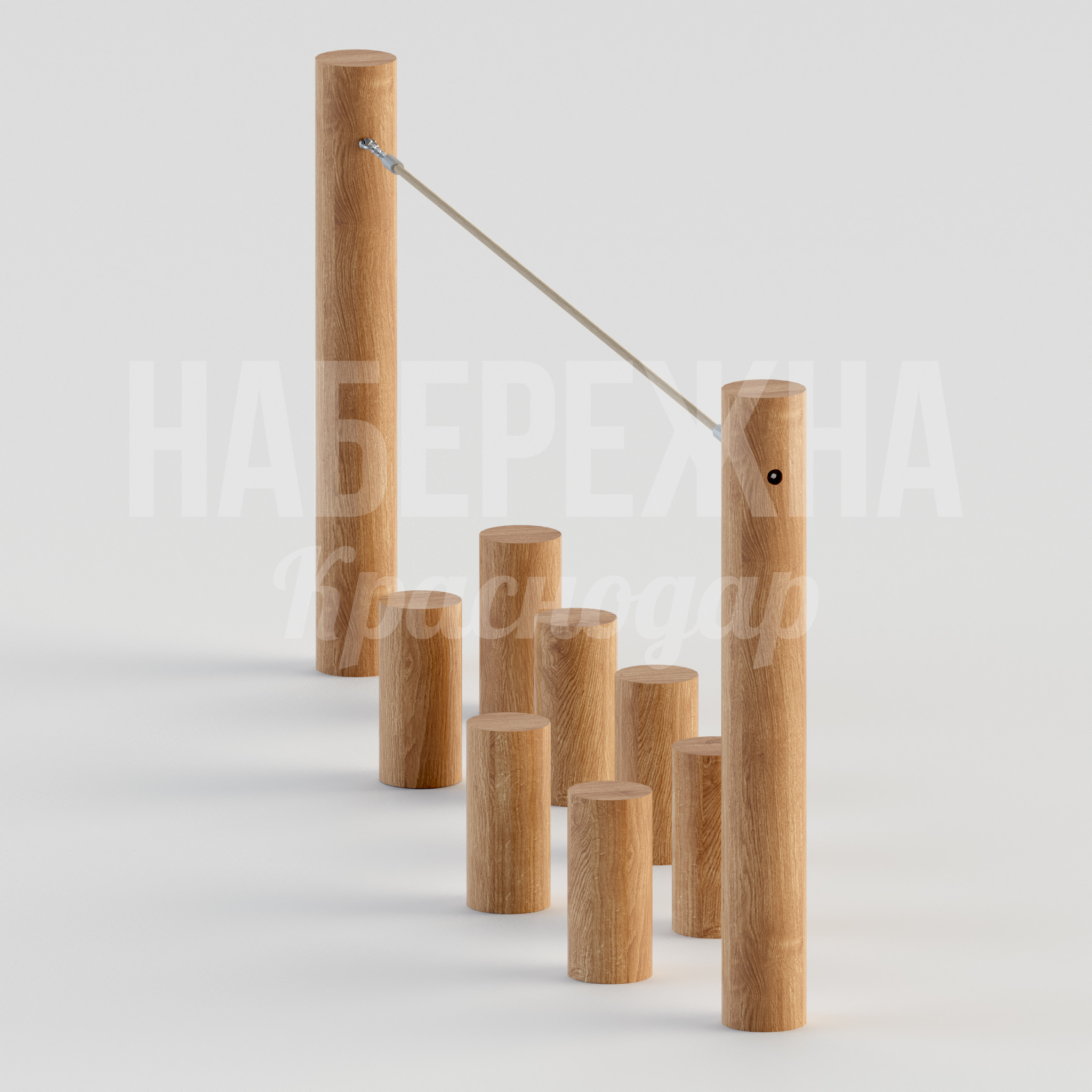 Переправа с пеньками Pajme - фото 3