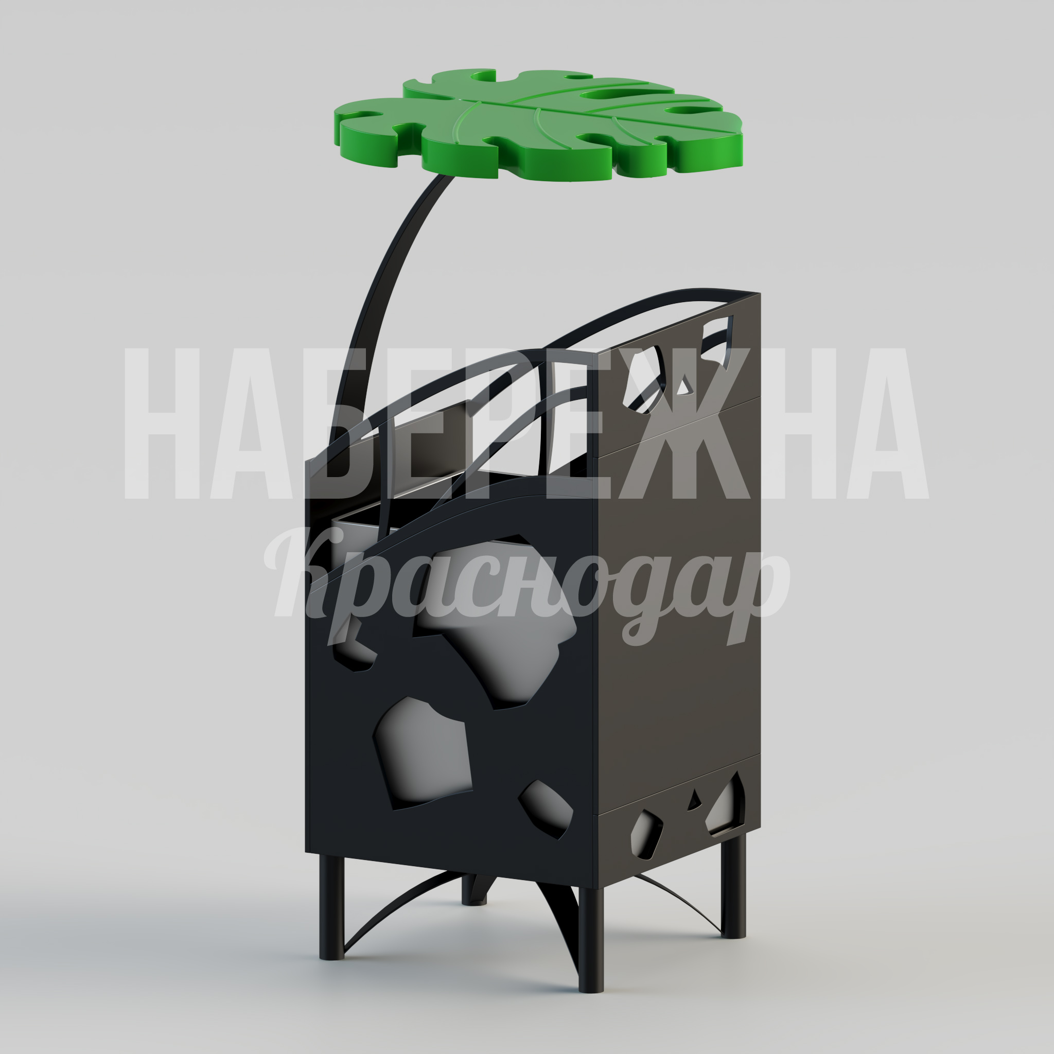 Урна Roy Monstera Plant - фото 1