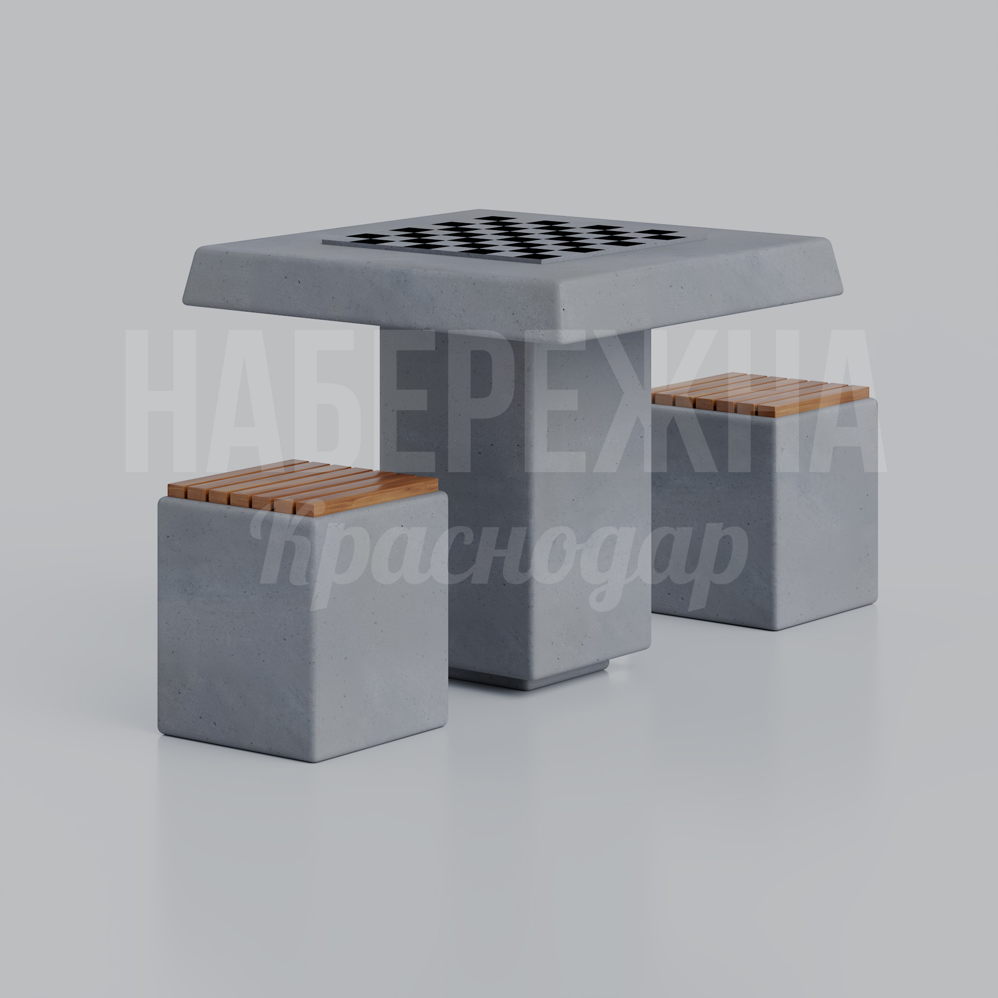 Парковый шахматный стол Cermukgi - фото 1