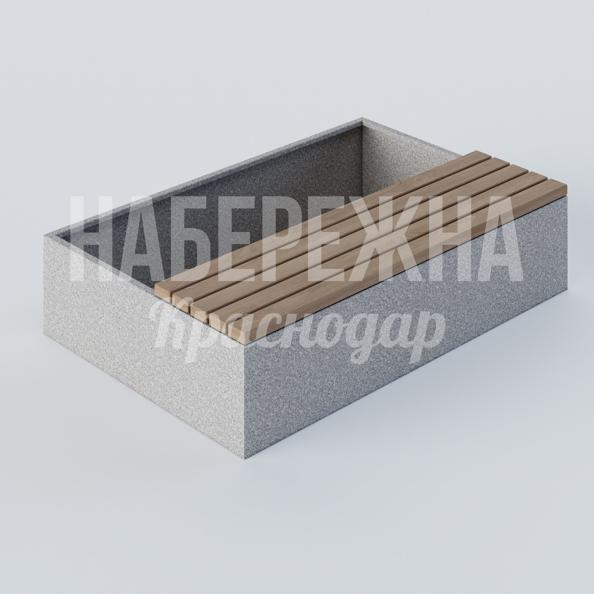 Лавочка с вазоном Hödbutey - фото 1