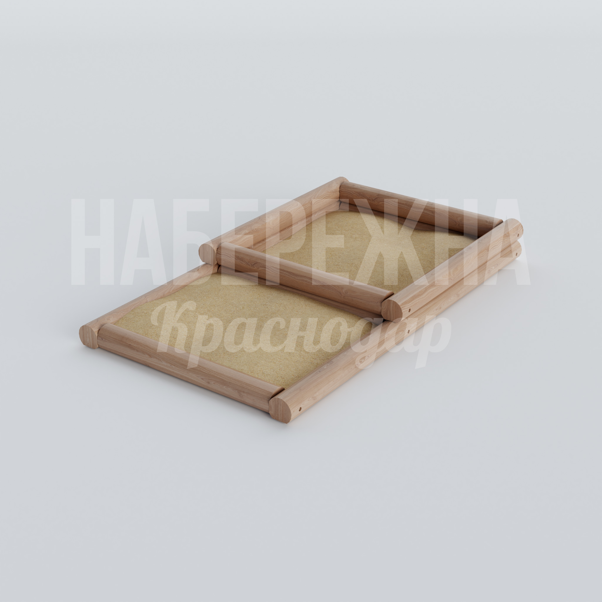 Прямоугольная песочница Kitub - фото 1