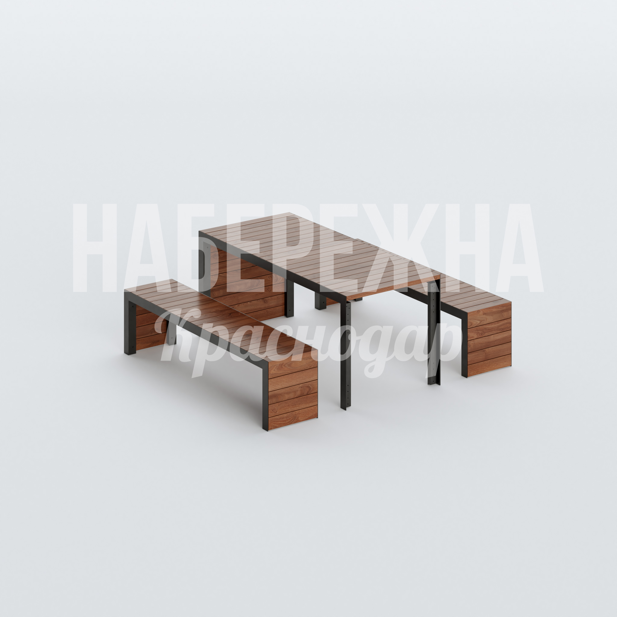 Набор уличной мебели Reso - фото 1