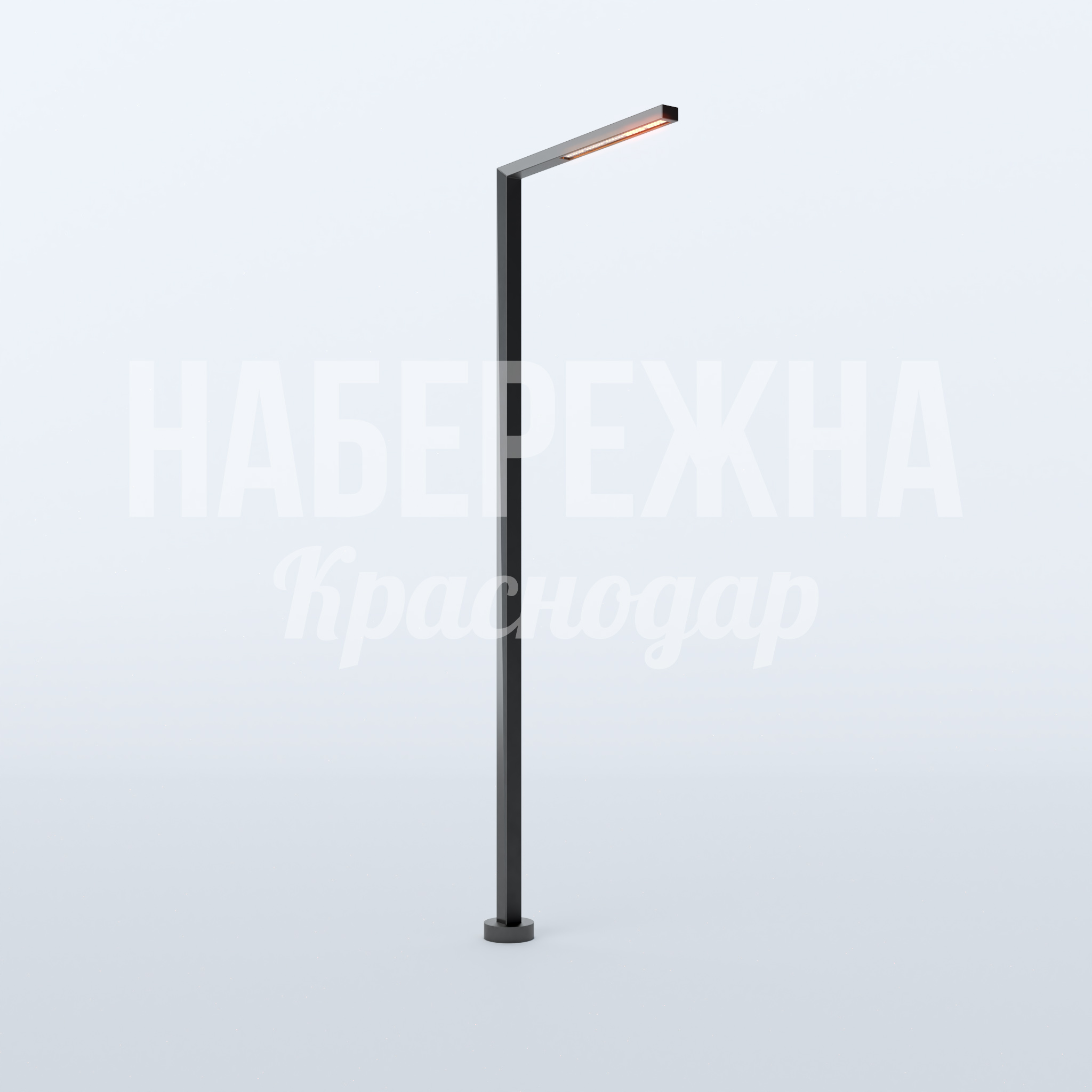 Фонарь Vödru — купить, MAF-22.699 | Набережна Фонарь Vödru 330x1830x5000 мм. MAF-22.699 Фонарь с LED-подсветкой и металлическим корпусом. Энергоэффективное решение для парков и скверов.