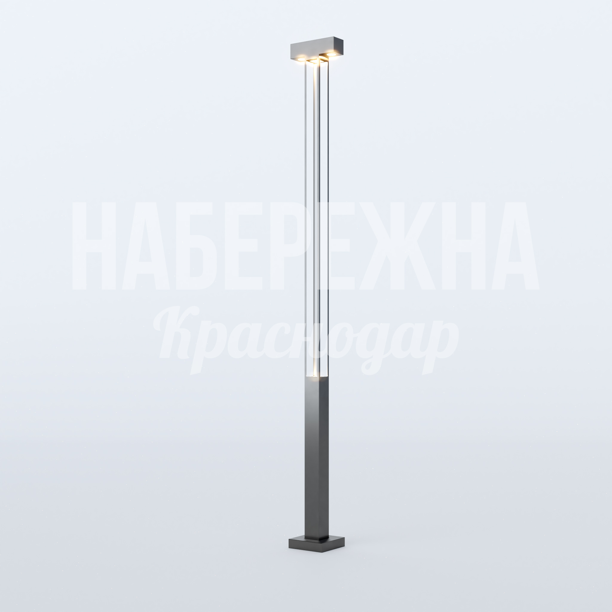 Фонарь Pir 320x420x4000 мм. MAF-22.709 Уличный фонарь с LED-подсветкой и датчиком движения. Экономит электроэнергию, обеспечивает безопасность территории.