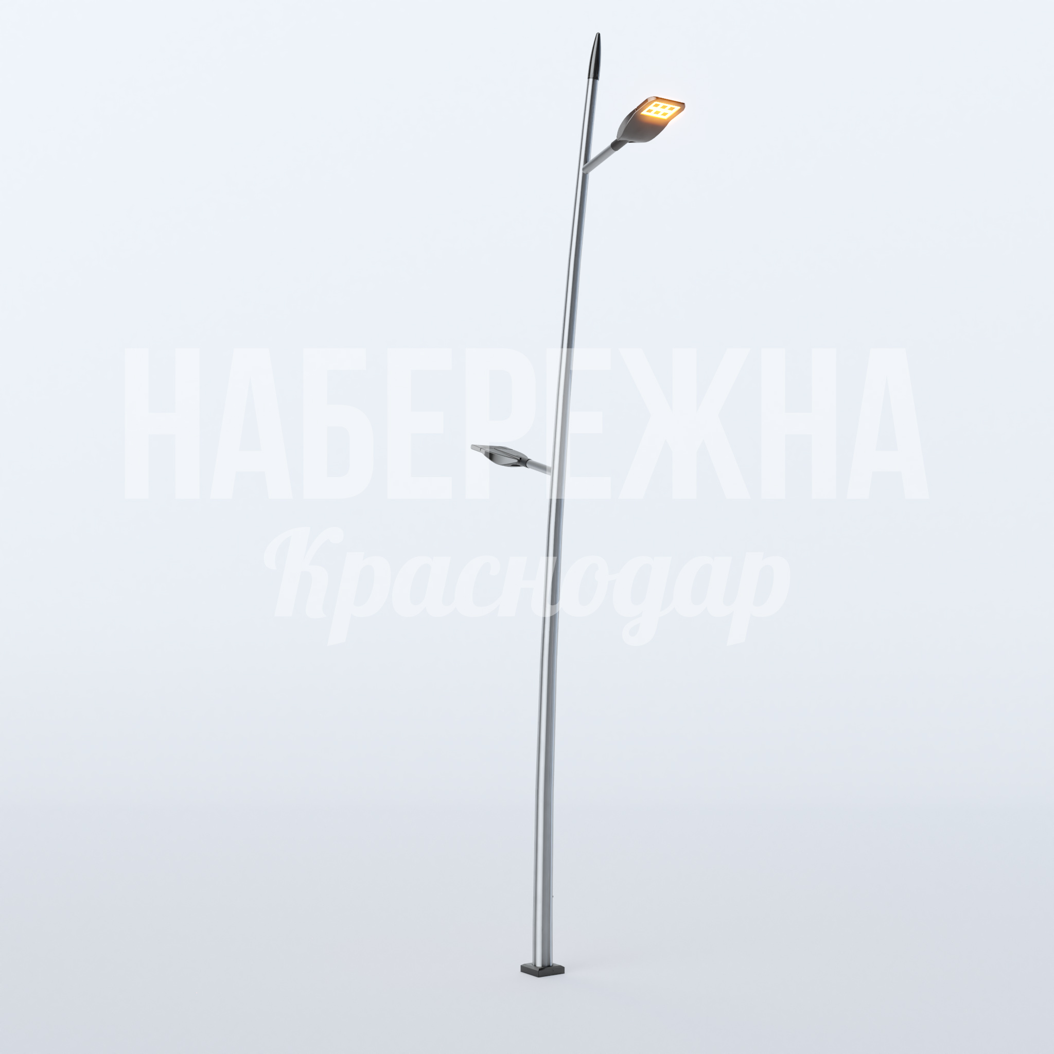 Фонарь Pic — купить, MAF-22.790 | Набережна Фонарь Pic 2950x330x6250 мм. MAF-22.790 Фонарь с двумя светильниками на опоре высотой 6,25 м. Равномерное освещение улиц и парковых зон.