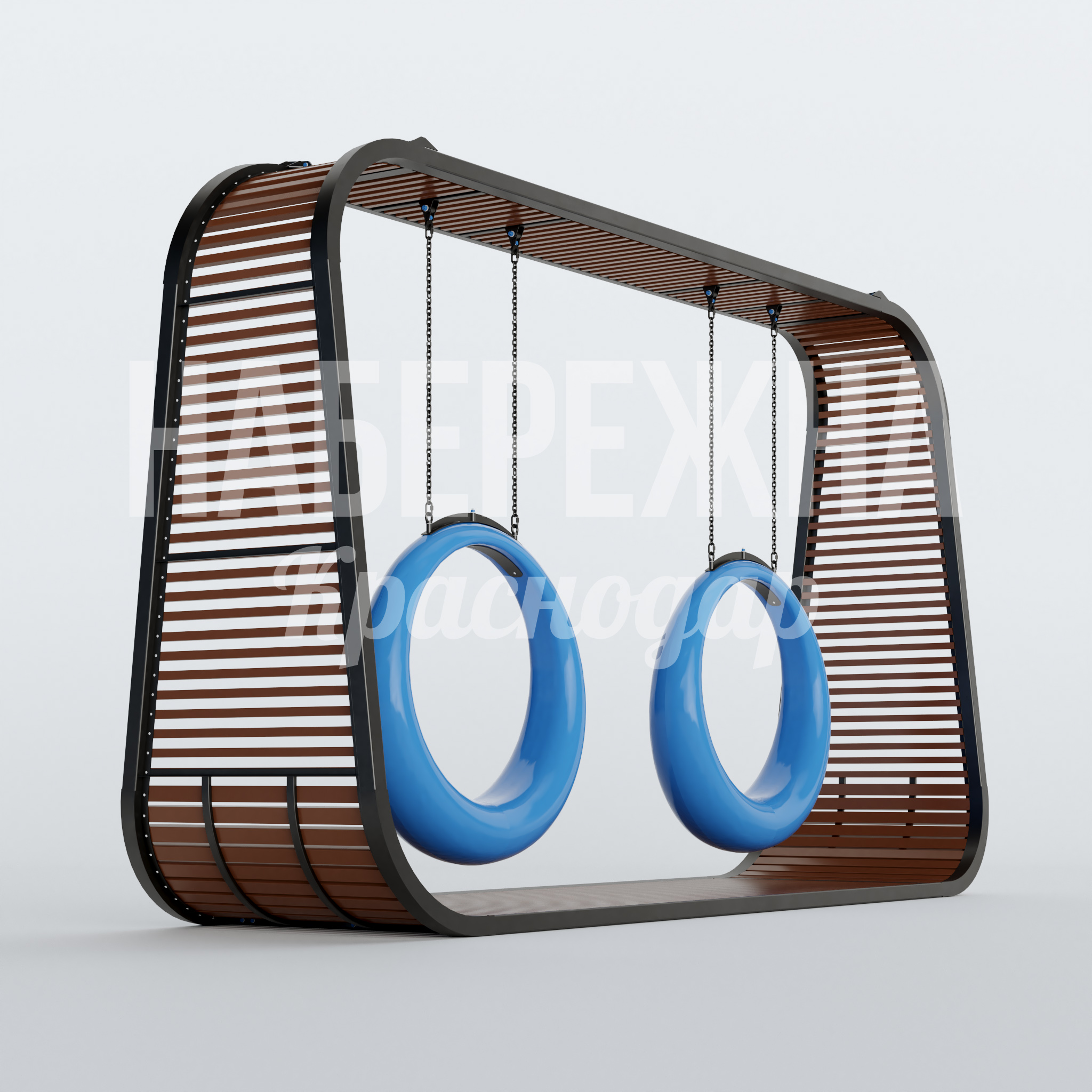 Качели Ahdö — купить, MAF-22.803 | Набережна Качели Ahdö 1500x5500x3300 мм. MAF-22.803 Качели с двумя сиденьями в стальном каркасе с деревянной отделкой. Защита от вандализма и всепогодная эксплуатация.