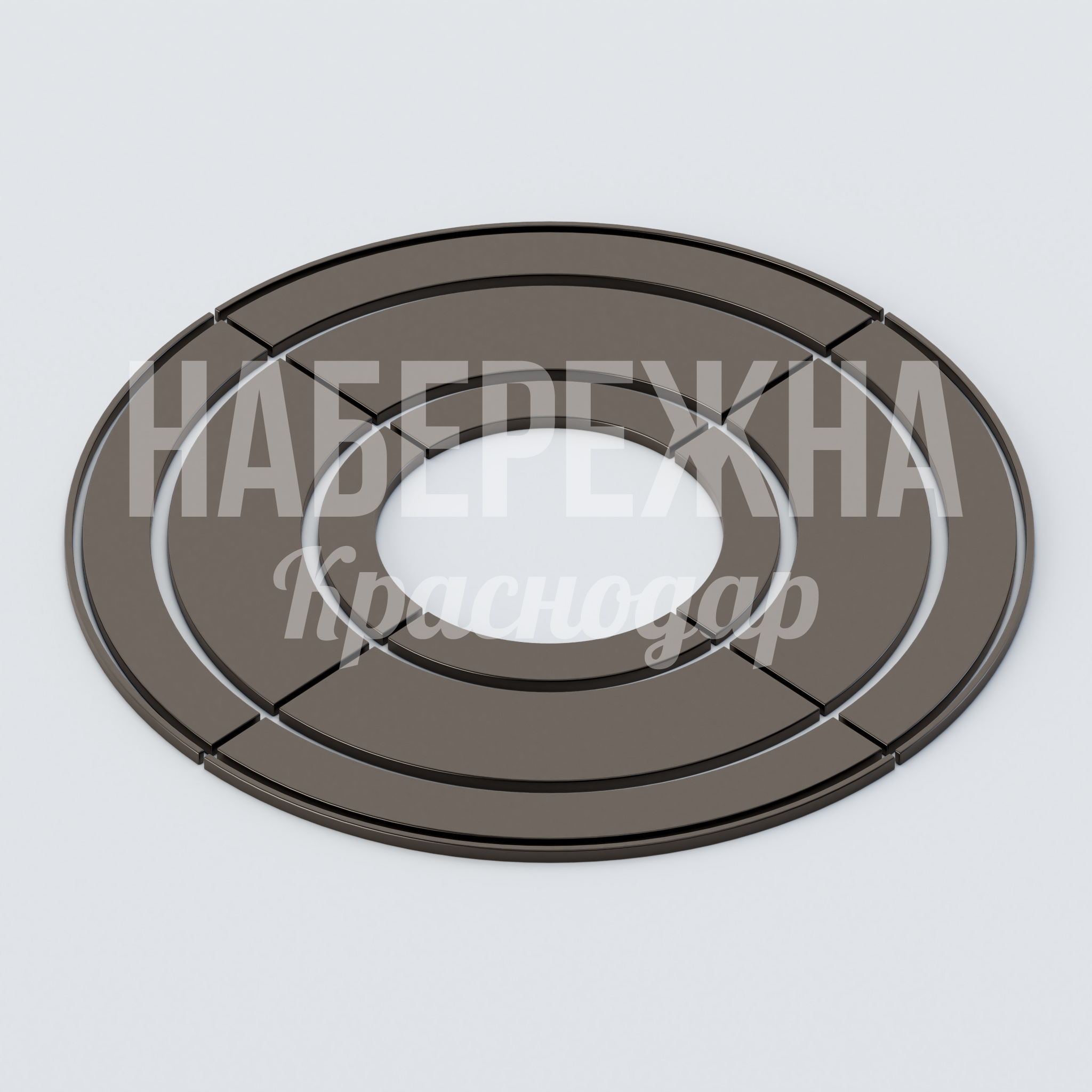 Приствольная решетка Jåfsi 1500x1500x50 мм. MAF-22.847 Приствольная решетка из металла для защиты корневой системы деревьев. Обеспечивает воздухообмен и полив.