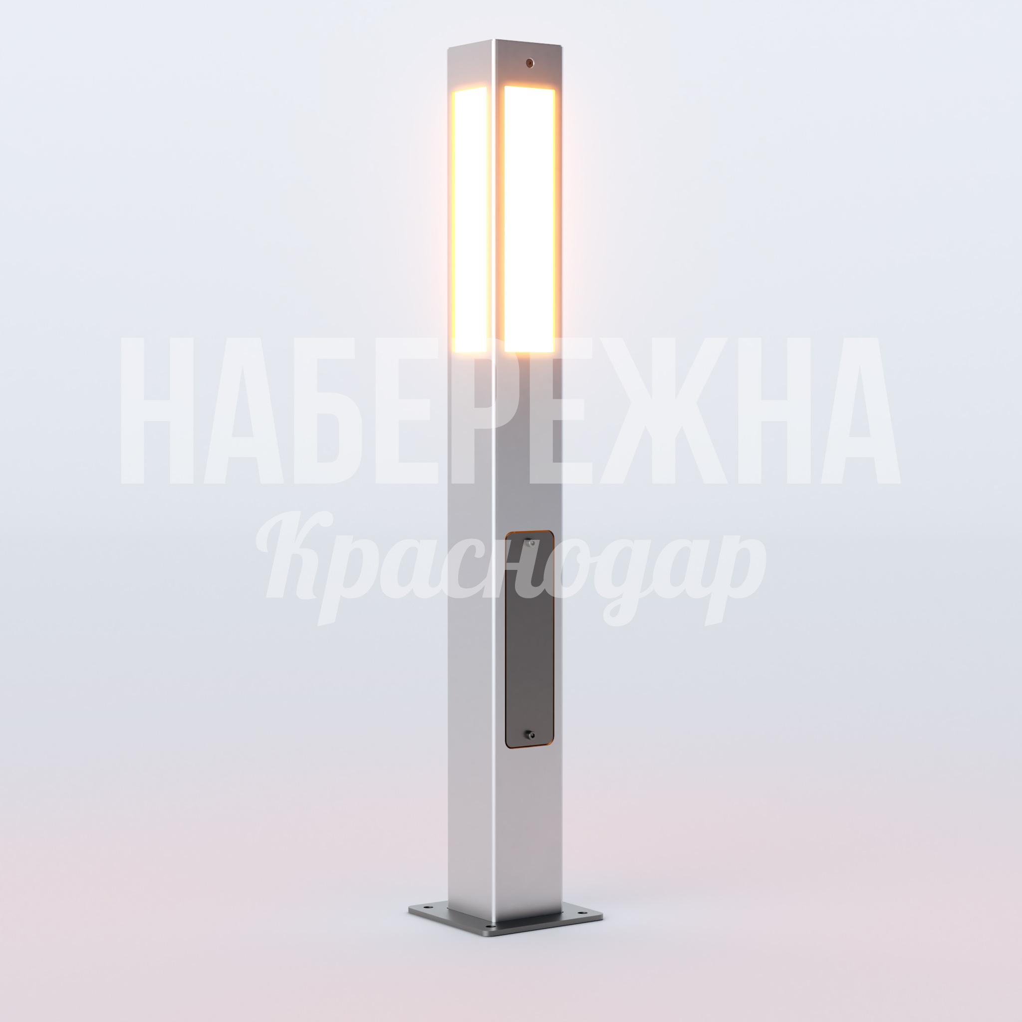 Фонарь Lolka — купить, MAF-23.040 | Набережна Фонарь Lolka 170x170x1000 мм. MAF-23.040 Фонарь с двухсторонним LED-освещением. Квадратный корпус из стали с порошковым покрытием. Энергоэффективная подсветка для парков.