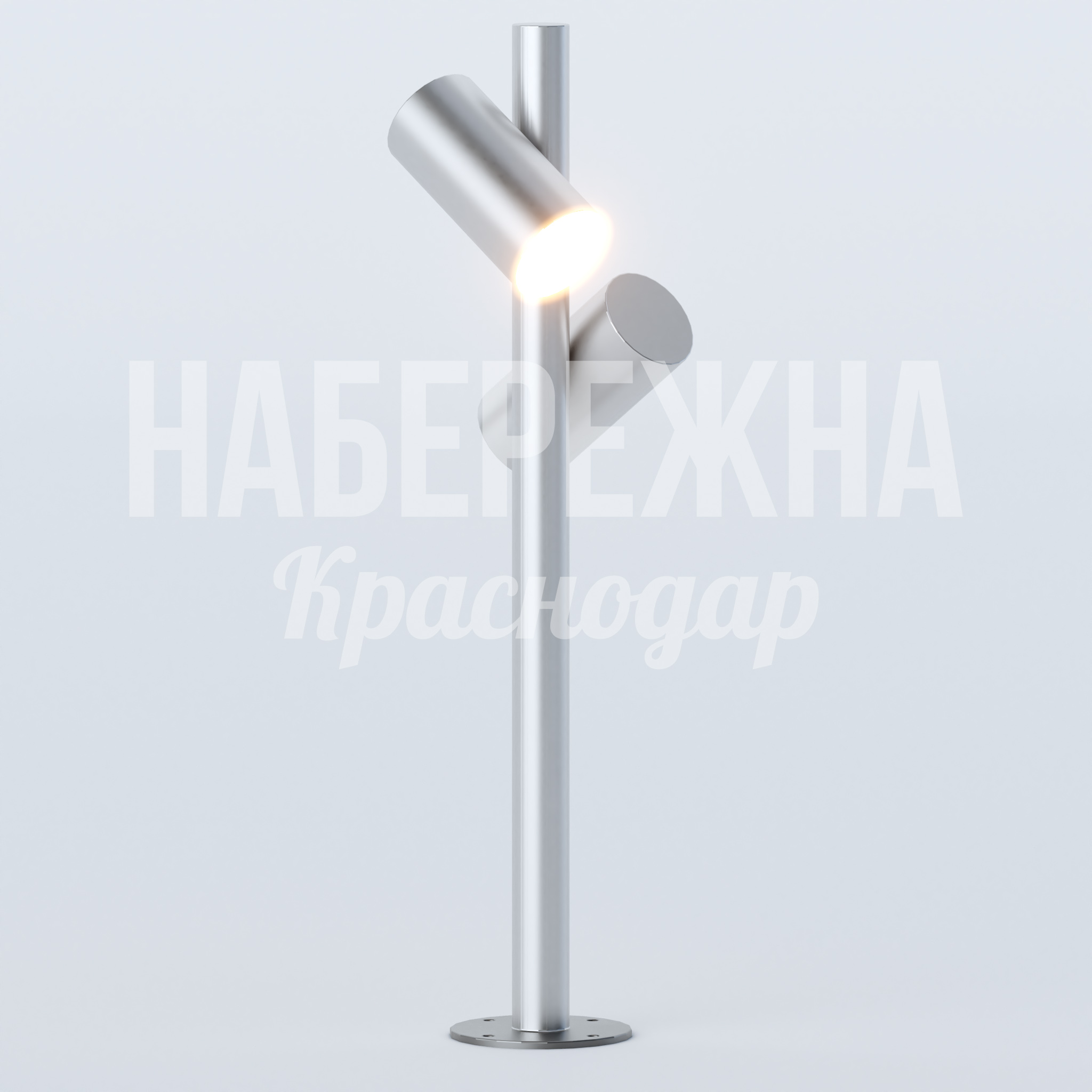 Фонарь Tiibgai 400x400x1000 мм. MAF-23.073 Фонарь Tiibgai с направленным светом и поворотными плафонами. Подсвечивает дорожки и акценты парков.