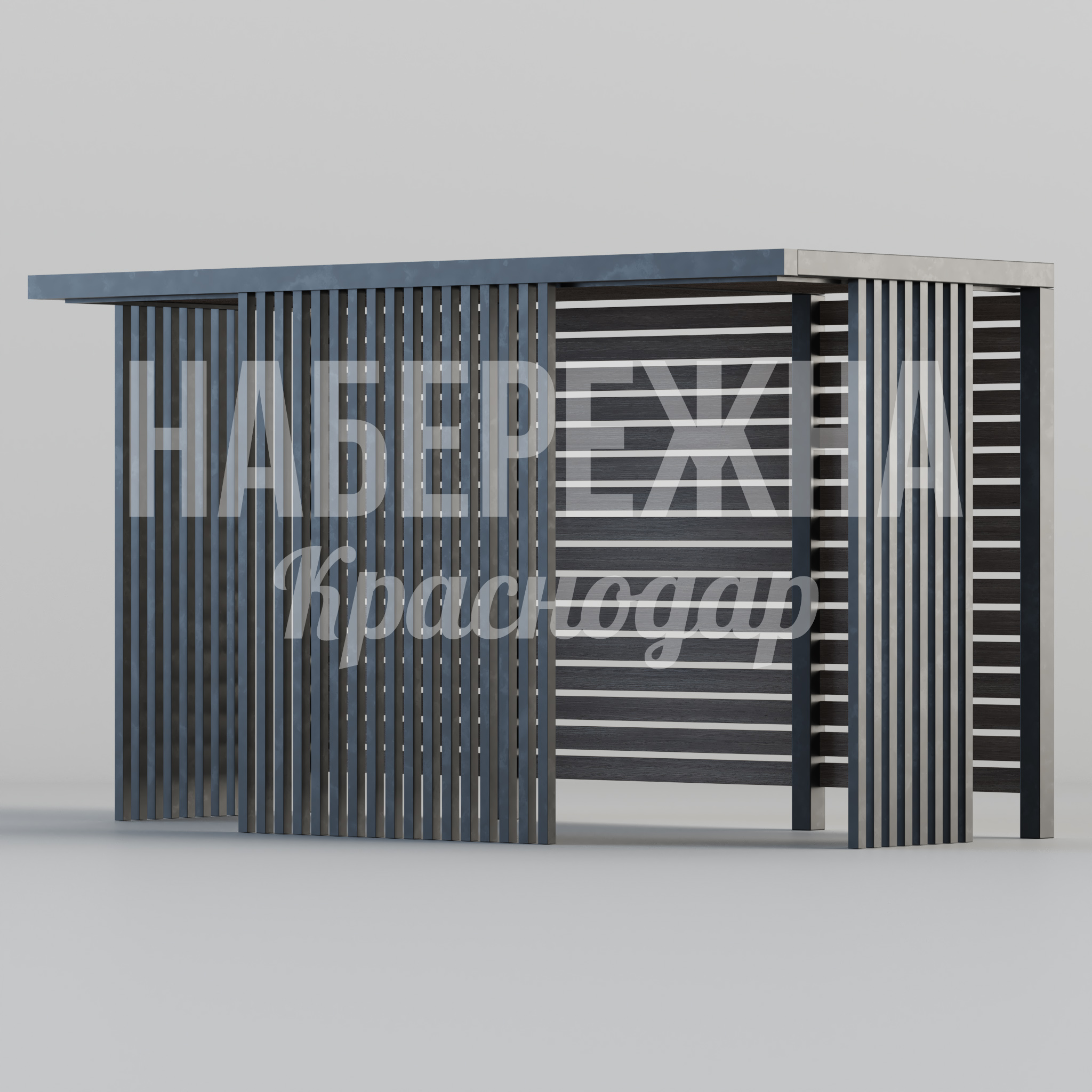 Пергола Feigbödpu — купить, MAF-23.148 | Набережна Пергола Feigbödpu - купить, 2100x4800x2800 мм, Металл, Дерево