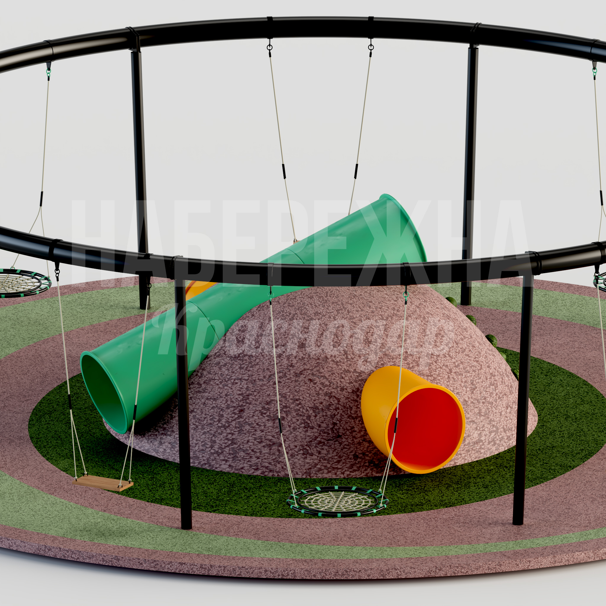 Качели с горкой Onpodge - фото 3