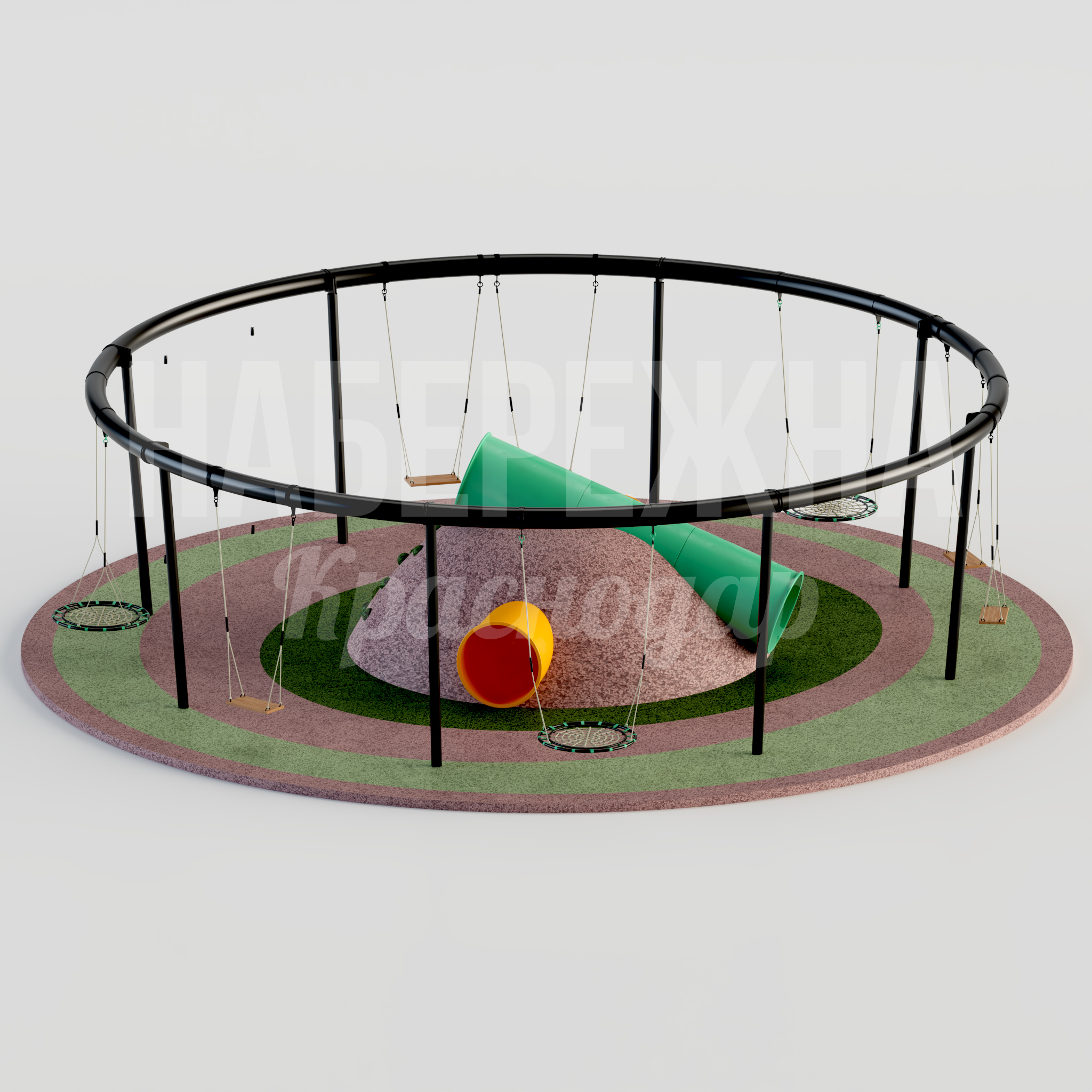 Качели с горкой Onpodge - фото 1