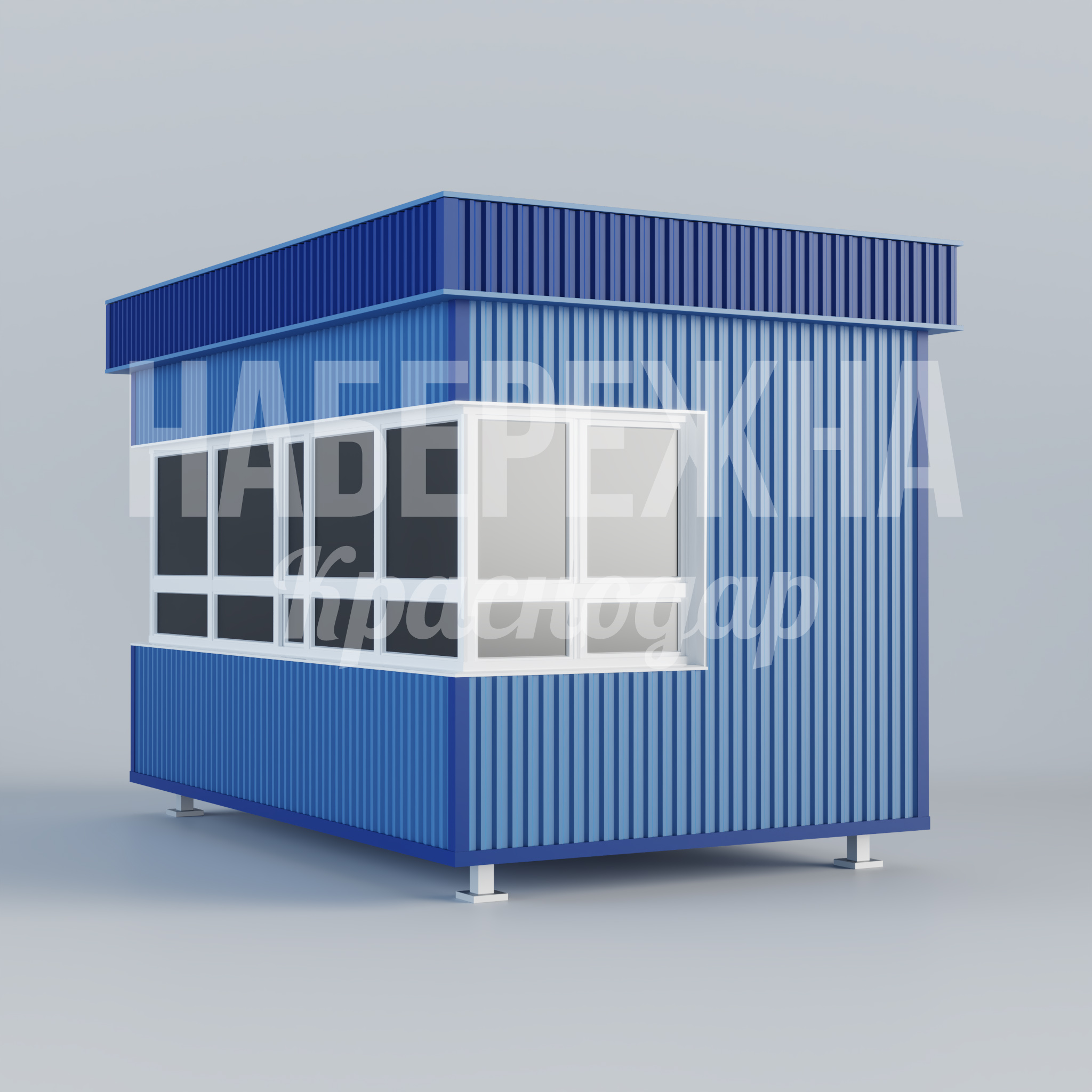 Бытовка Оvlo с остеклением - купить, 4730x5660x3930 мм, Металл, Стеклопластик