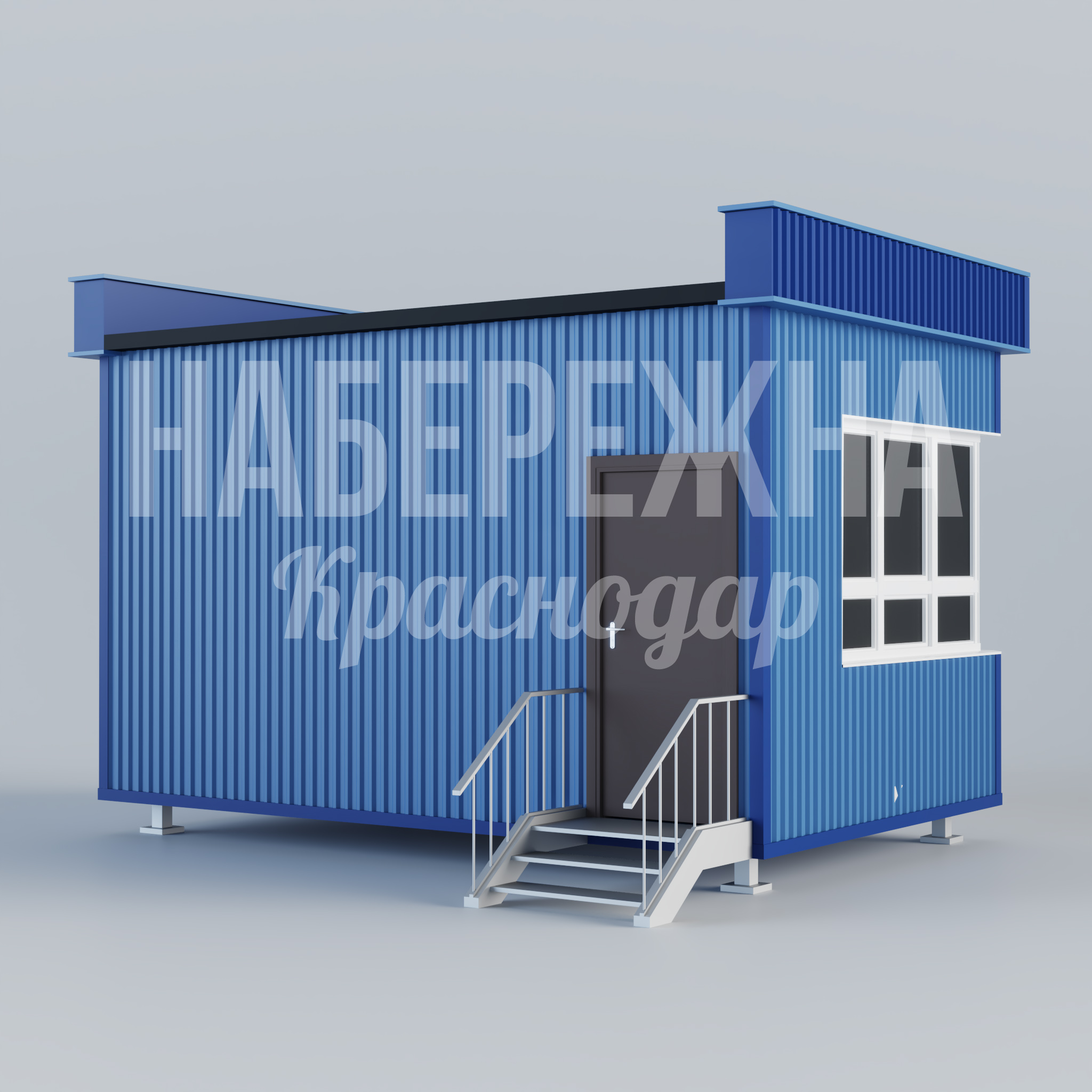 Бытовка Оvlo с остеклением - заказать, Бытовки, Металл, Стеклопластик