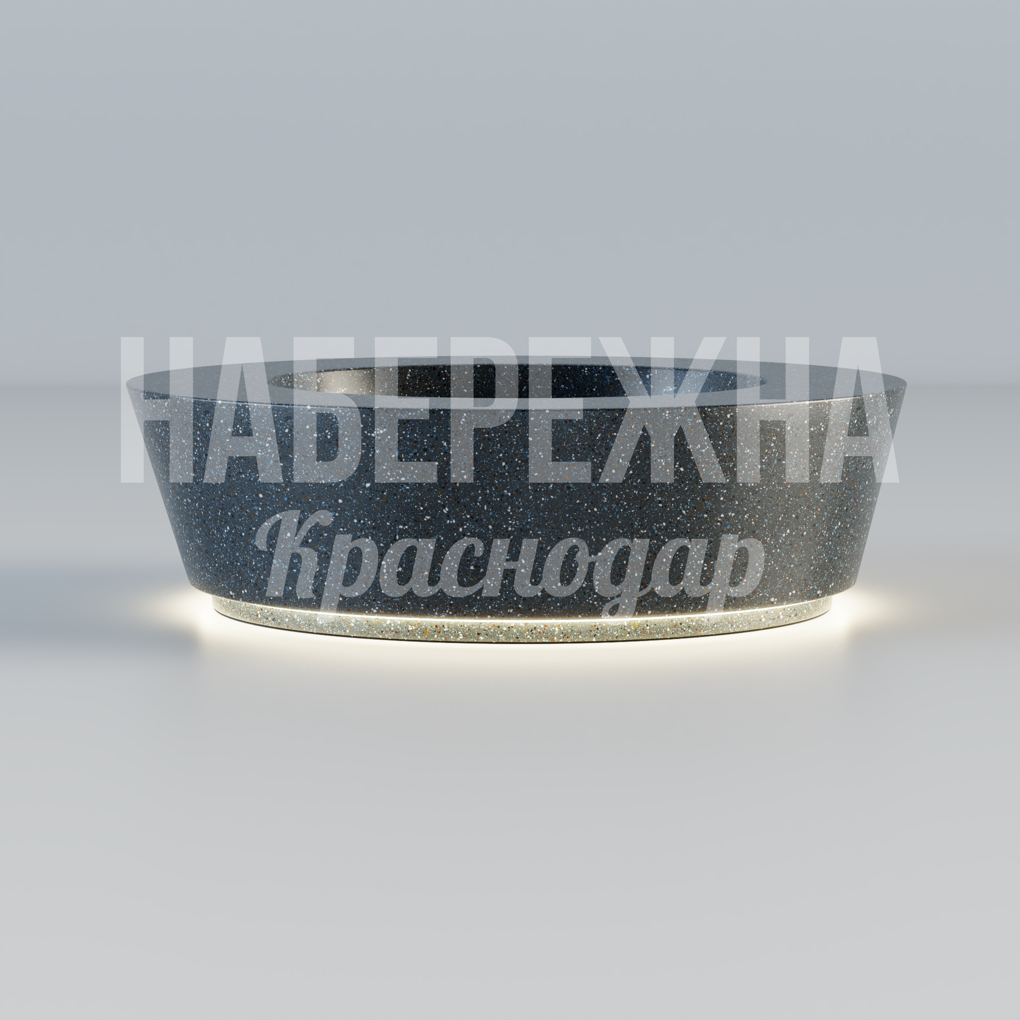 Вазон Påcgil с подсветкой - заказать, Лавочки, Подсветка, МПК